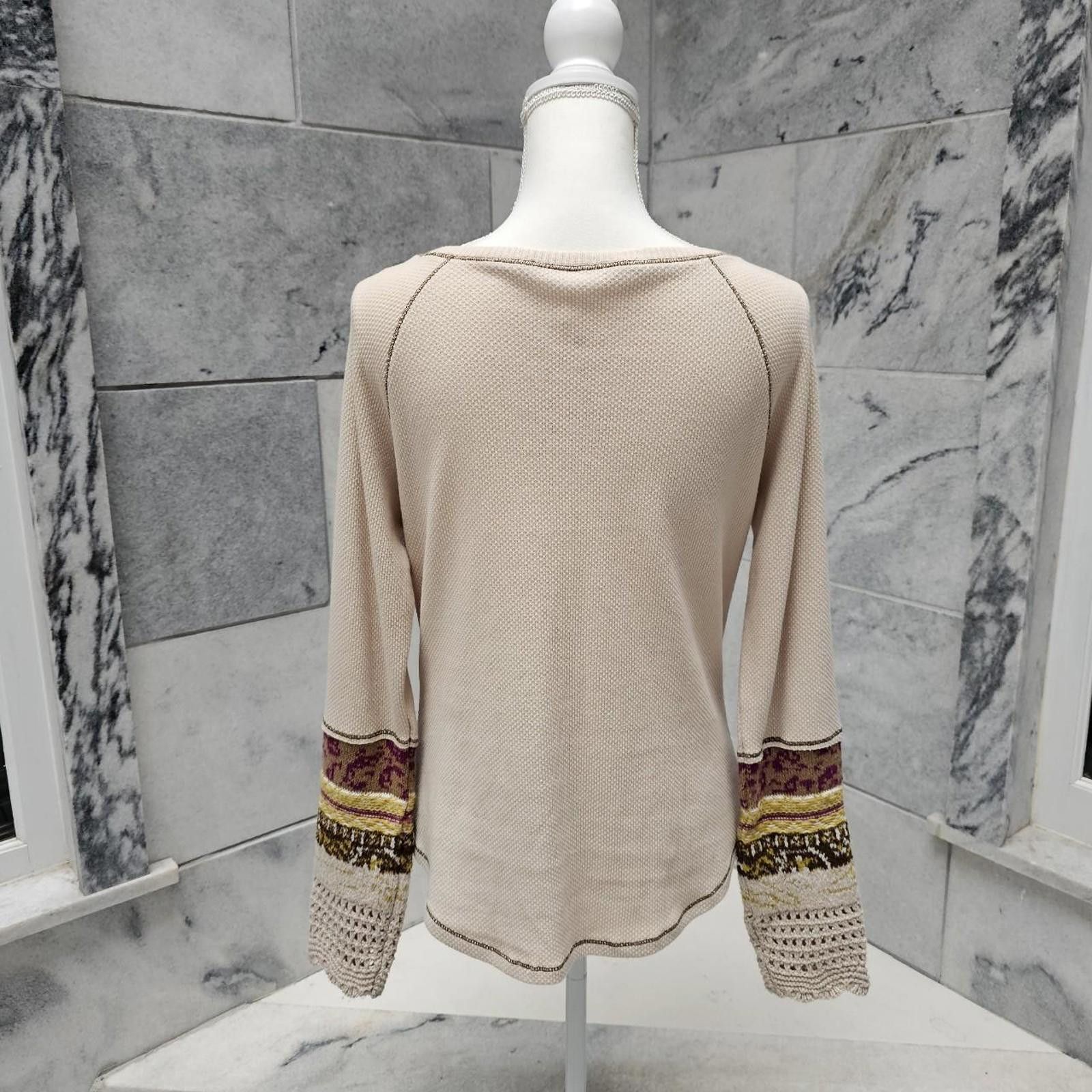 Other Women's Thermal Boho Shirt Size L / US 10 / IT 46 - 5 Thumbnail