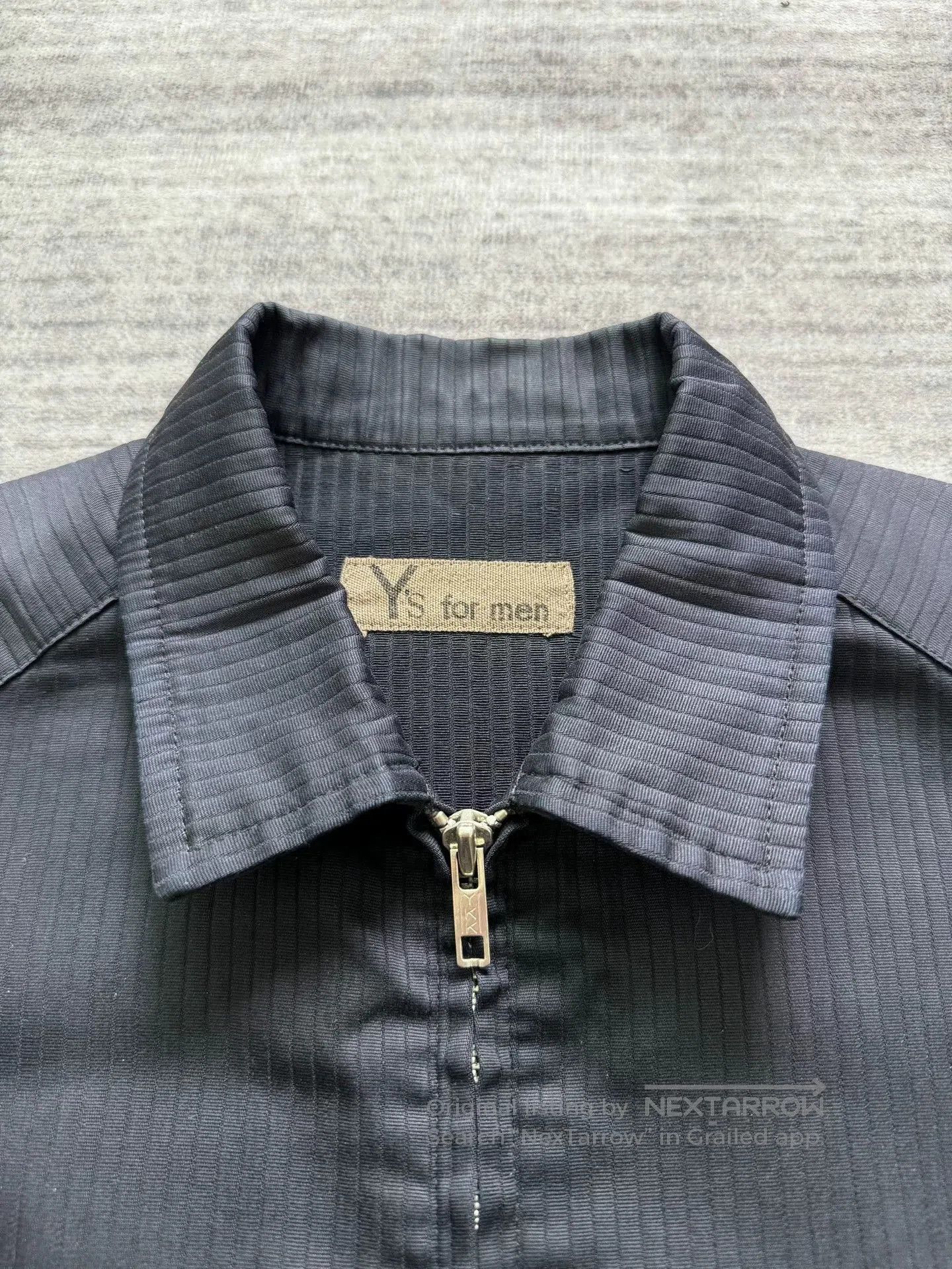Y's for Men black striped zip-up jacket by Y's for men. Size US M / EU 48-50 / 2 - 5 Thumbnail