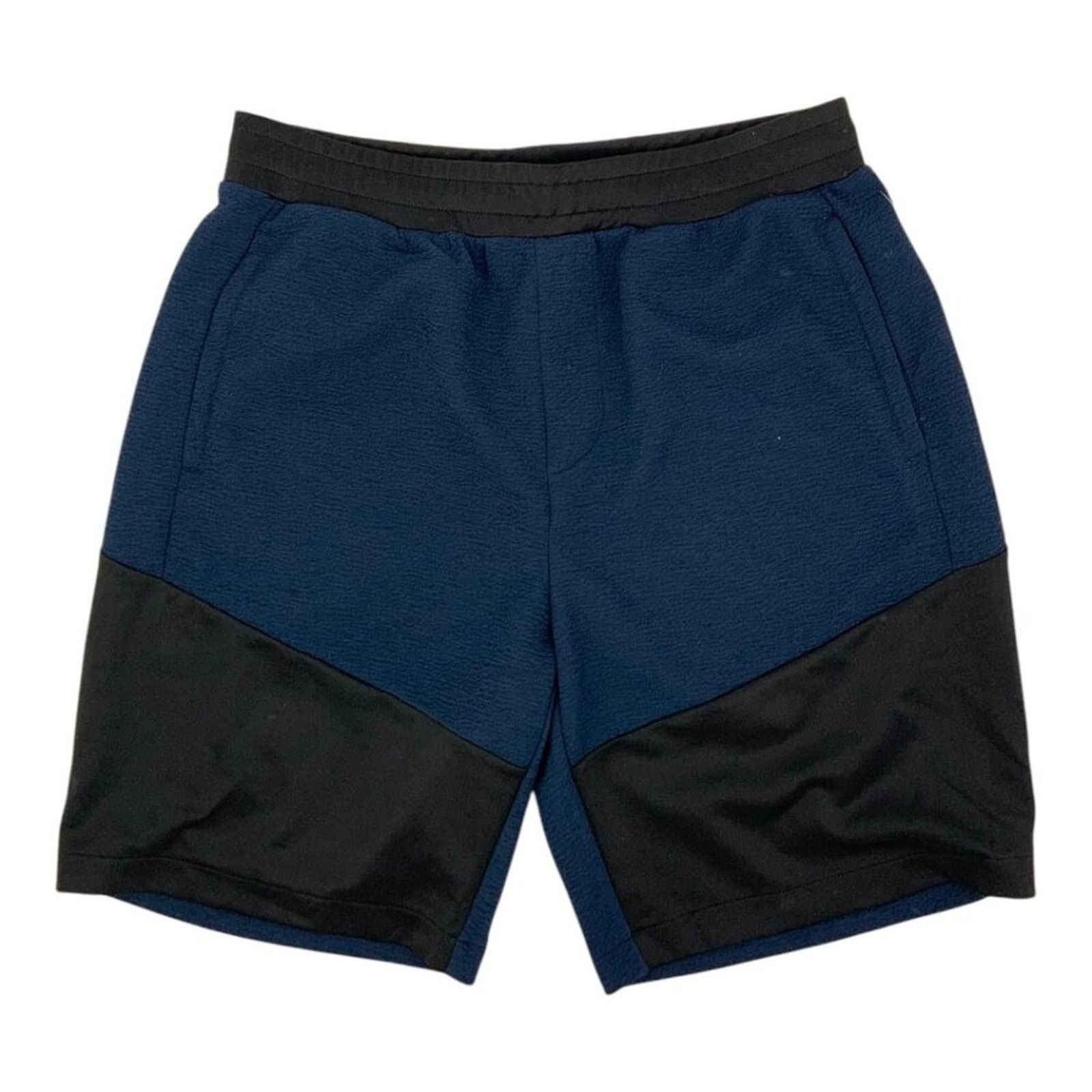 Other Open Edit Textured Shorts Blue Black Size Medium NWOT Size US 32 / EU 48 - 1 Thumbnail