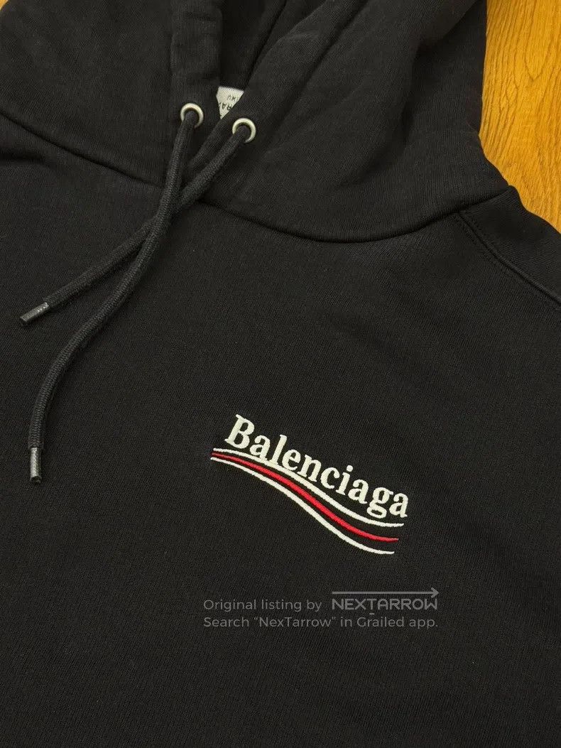 Balenciaga Balenciaga Hooded Sweatshirt Coke Logo Black M Size Size US M / EU 48-50 / 2 - 1 Thumbnail