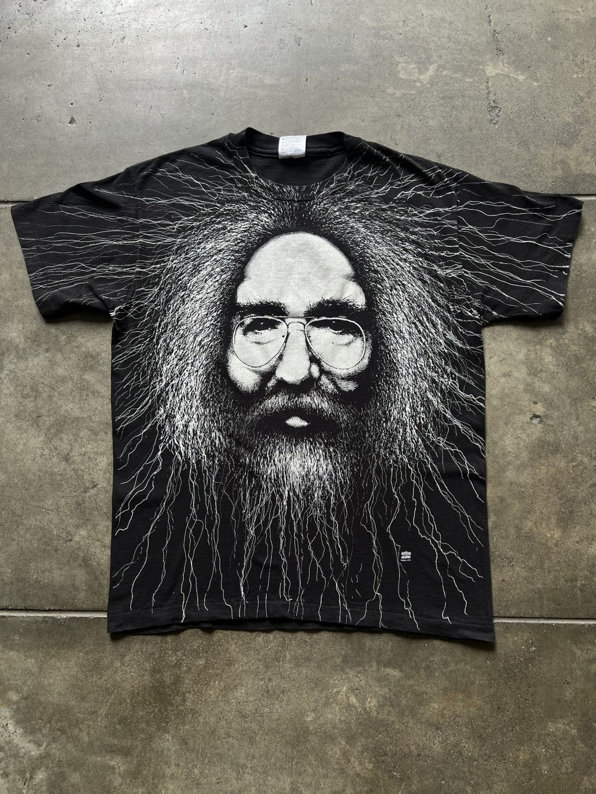 Band Tees × Vintage 1993 Jerry Garcia Grateful Dead Band Tee Shirt Winterland Size US L / EU 52-54 / 3 - 1 Thumbnail