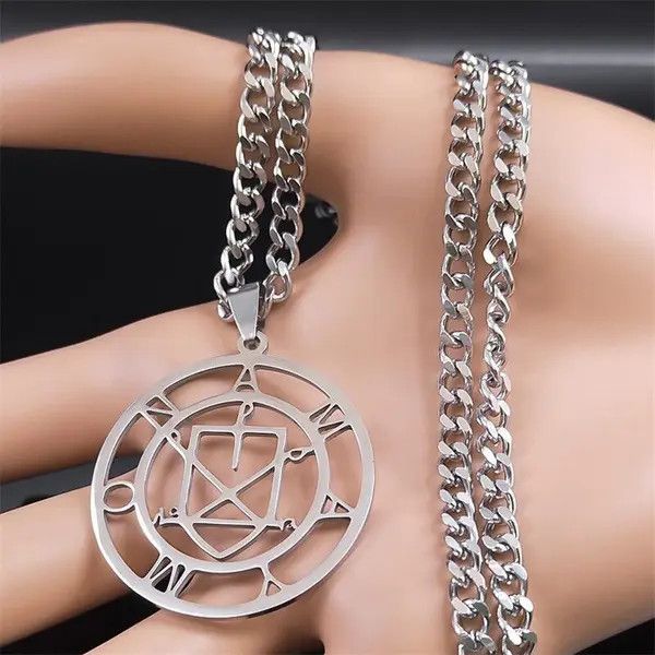 Other Sigil of Amaymon Lucifer Pendant Charms Stainless Necklace Size ONE SIZE - 6 Thumbnail