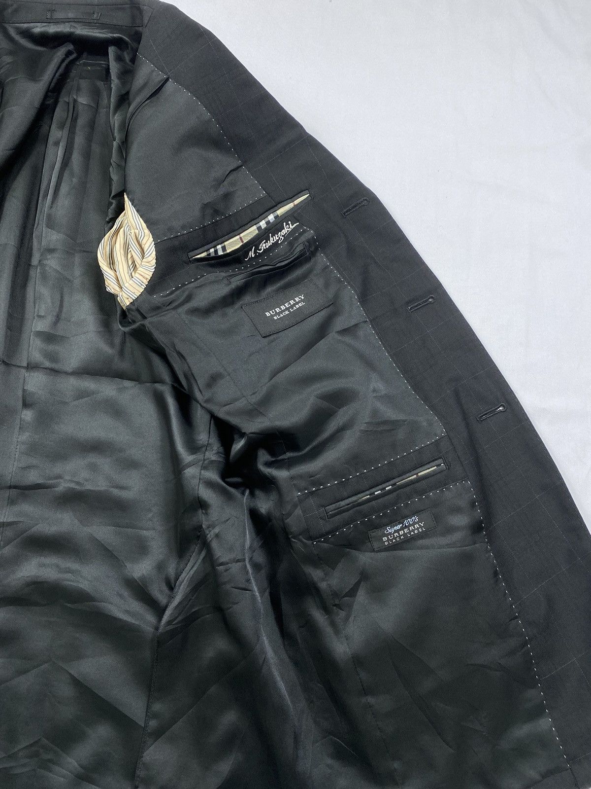 Burberry Vintage Burberry’s Suit Double Blazer Size 38R - 6 Thumbnail