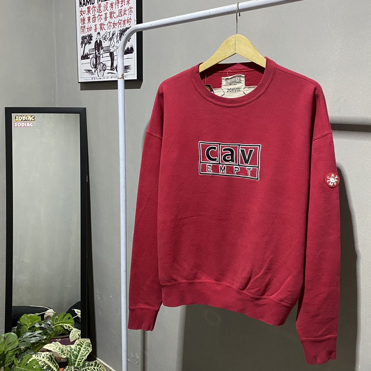 Cav Empt CAVEMPT BOX LOGO EMBROIDERY CREWNECK Size US L / EU 52-54 / 3 - 1 Thumbnail