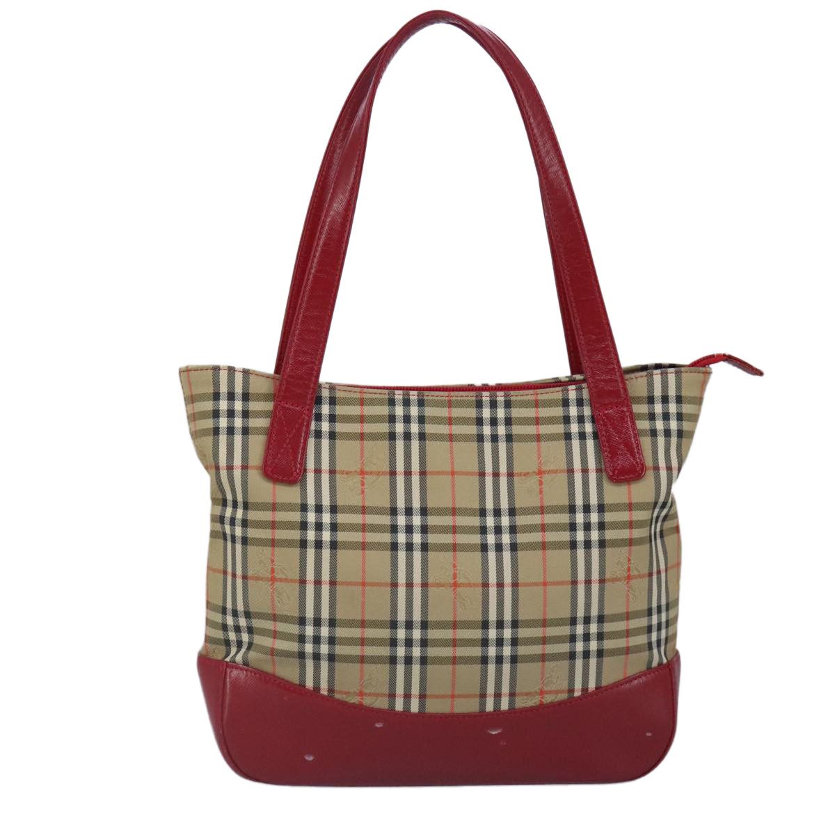 Burberry Nova Check Beige Canvas Tote Bag (Pre-Owned) Size ONE SIZE - 1 Thumbnail