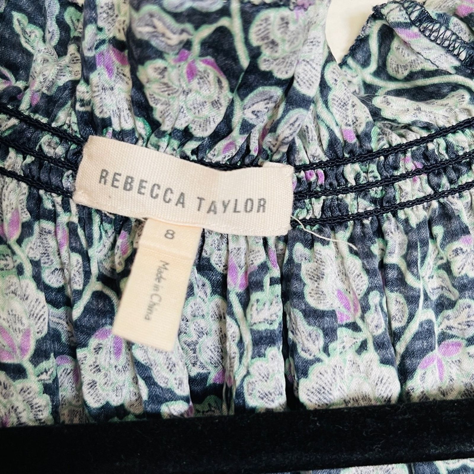 Rebecca Taylor Rebecca Taylor Silk Floral Dress Size M / US 6-8 / IT 42-44 - 6 Thumbnail