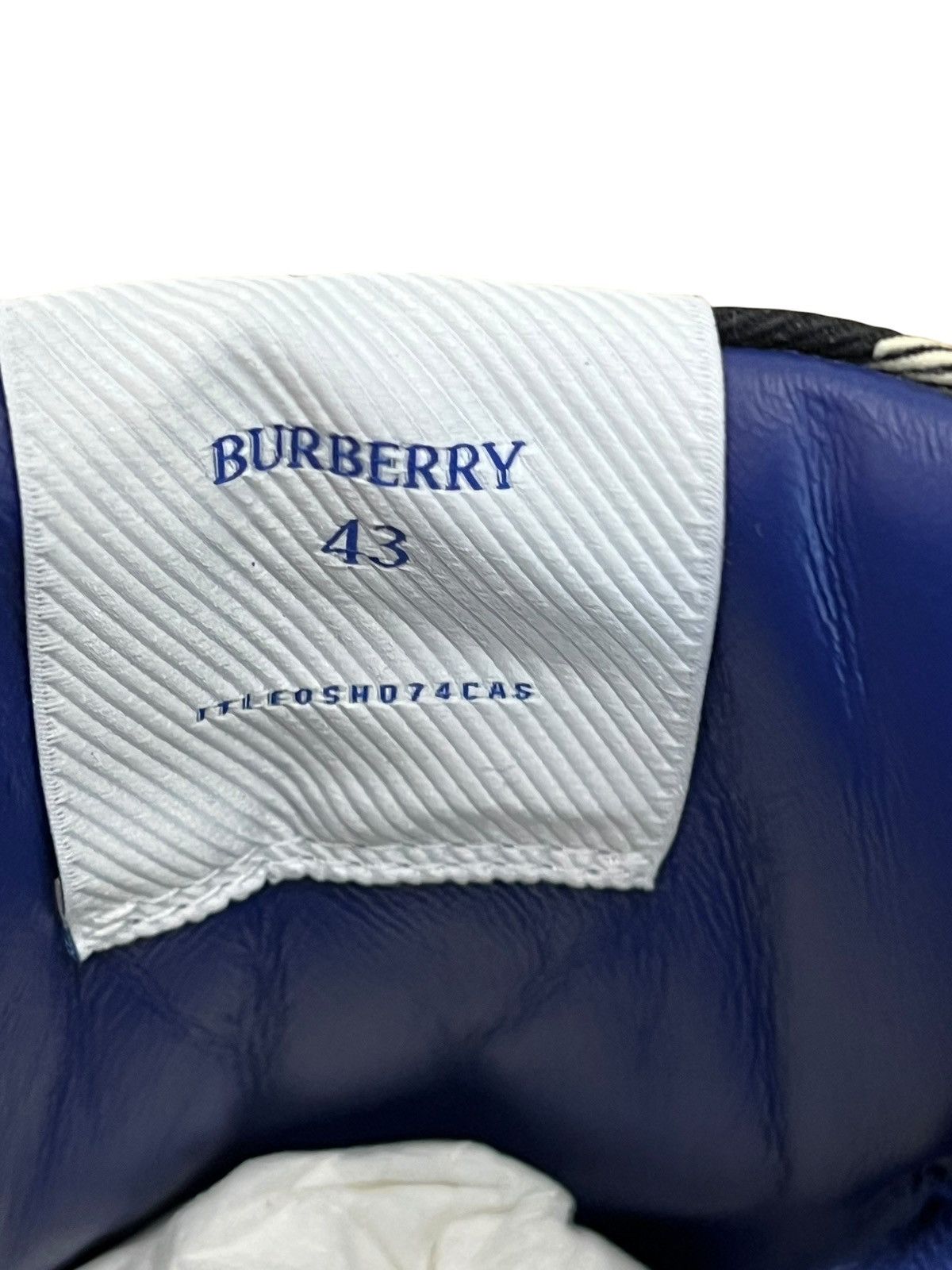 Burberry Burberry Terrace Check Canvas Sneakers Size US 10 / EU 43 - 8 Thumbnail
