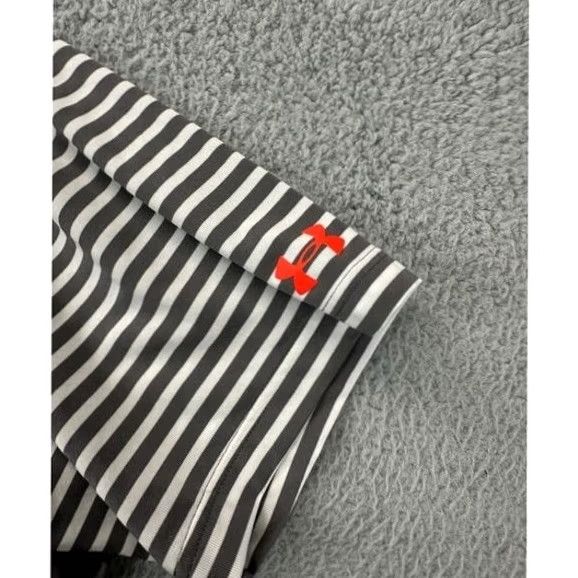 Under Armour Under Armour HeatGear Polo Shirt Men XL Grey Striped Loose Golf Rugby Activewear Size US XL / EU 56 / 4 - 6 Thumbnail