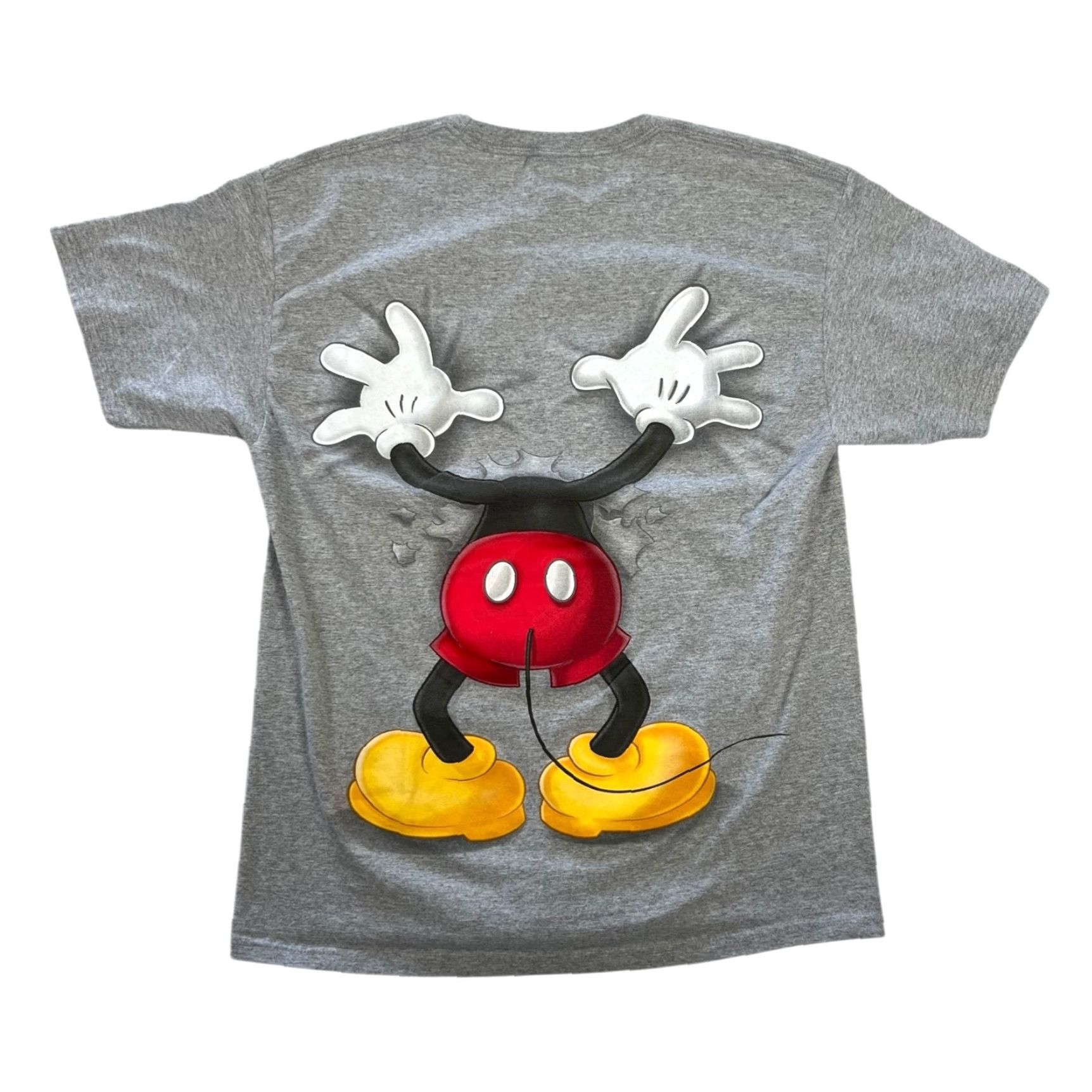 Disney Walt Disney World T-Shirt Mens Large Gray Mickey Mouse Peek A Boo Size US L / EU 52-54 / 3 - 3 Thumbnail