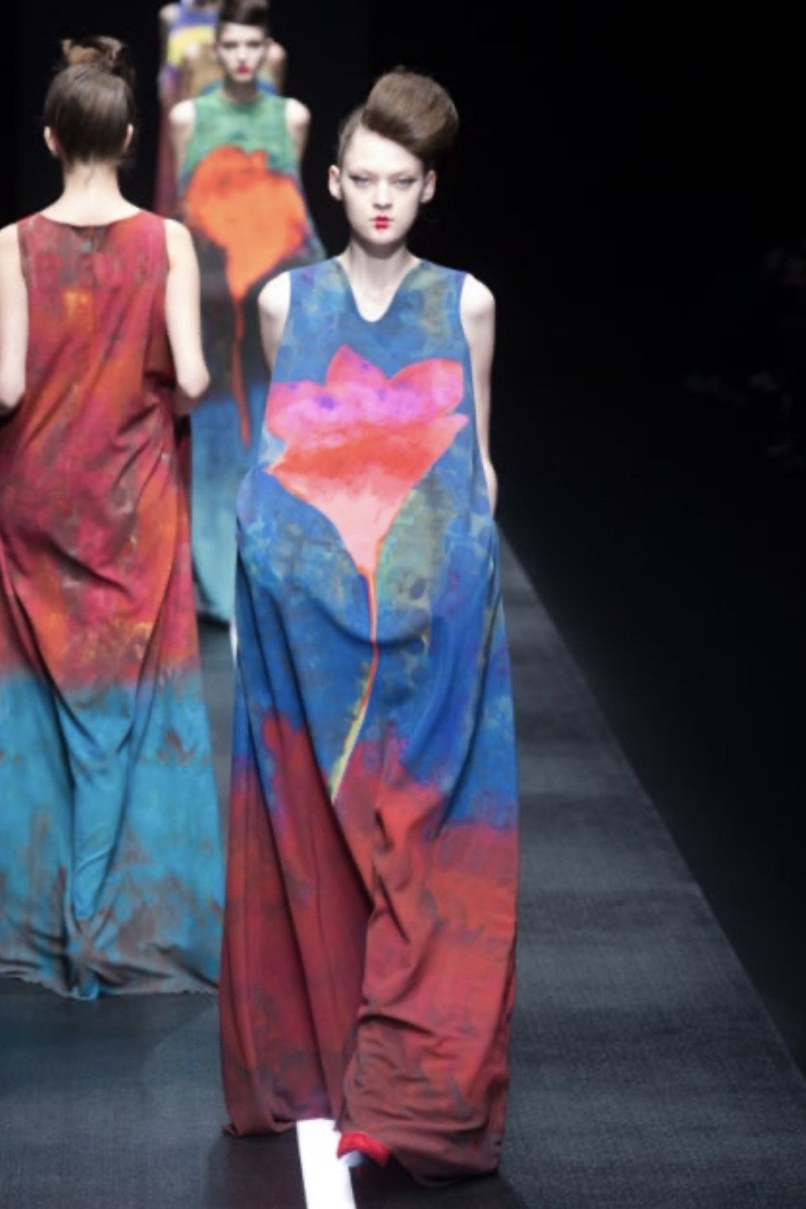 Hiroko Koshino Homme Hiroko Koshino AW 2013 Midi Dress Size M / US 6-8 / IT 42-44 - 1 Thumbnail