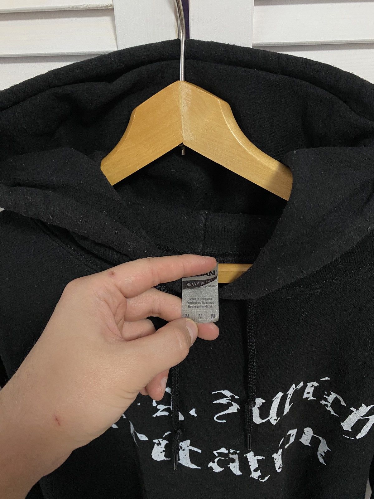 Japanese Brand Hoodie Zurich Irritation Graphic Print Back Underground Size US M / EU 48-50 / 2 - 4 Thumbnail