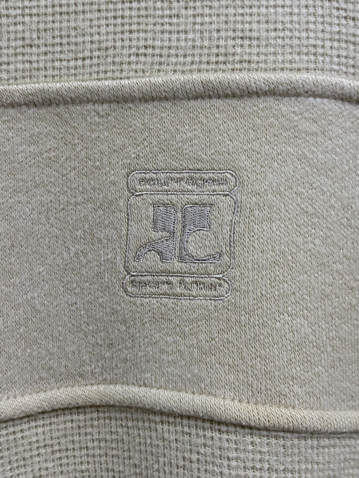Courreges Vintage 90's Courreges Sport Futur Logo L/S Mock Turtleneck Size M / US 6-8 / IT 42-44 - 4 Thumbnail
