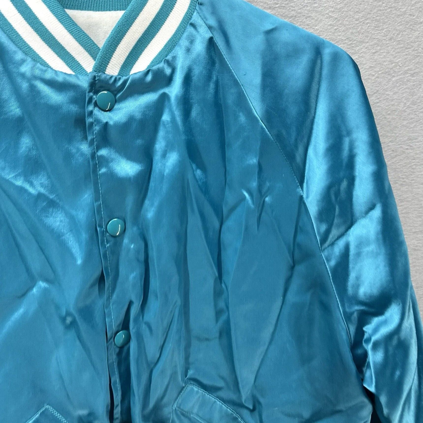 Vintage VINTAGE King Louie Pro Fit Jacket Men M Nylon Snap Up USA Cholla Bomber Blue Size US M / EU 48-50 / 2 - 4 Thumbnail
