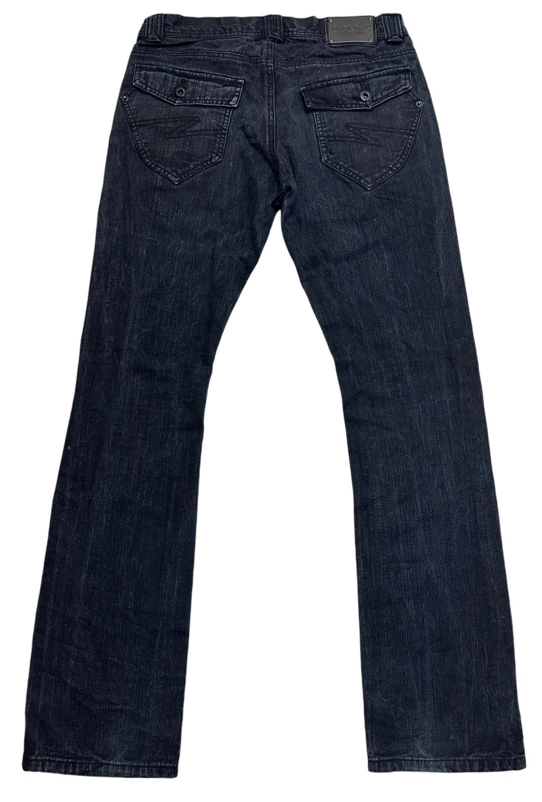 In The Attic × Japanese Brand × Vintage Japan In The Attic Tactical Pocket Mud Wash Denim Pants Size US 31 - 3 Thumbnail