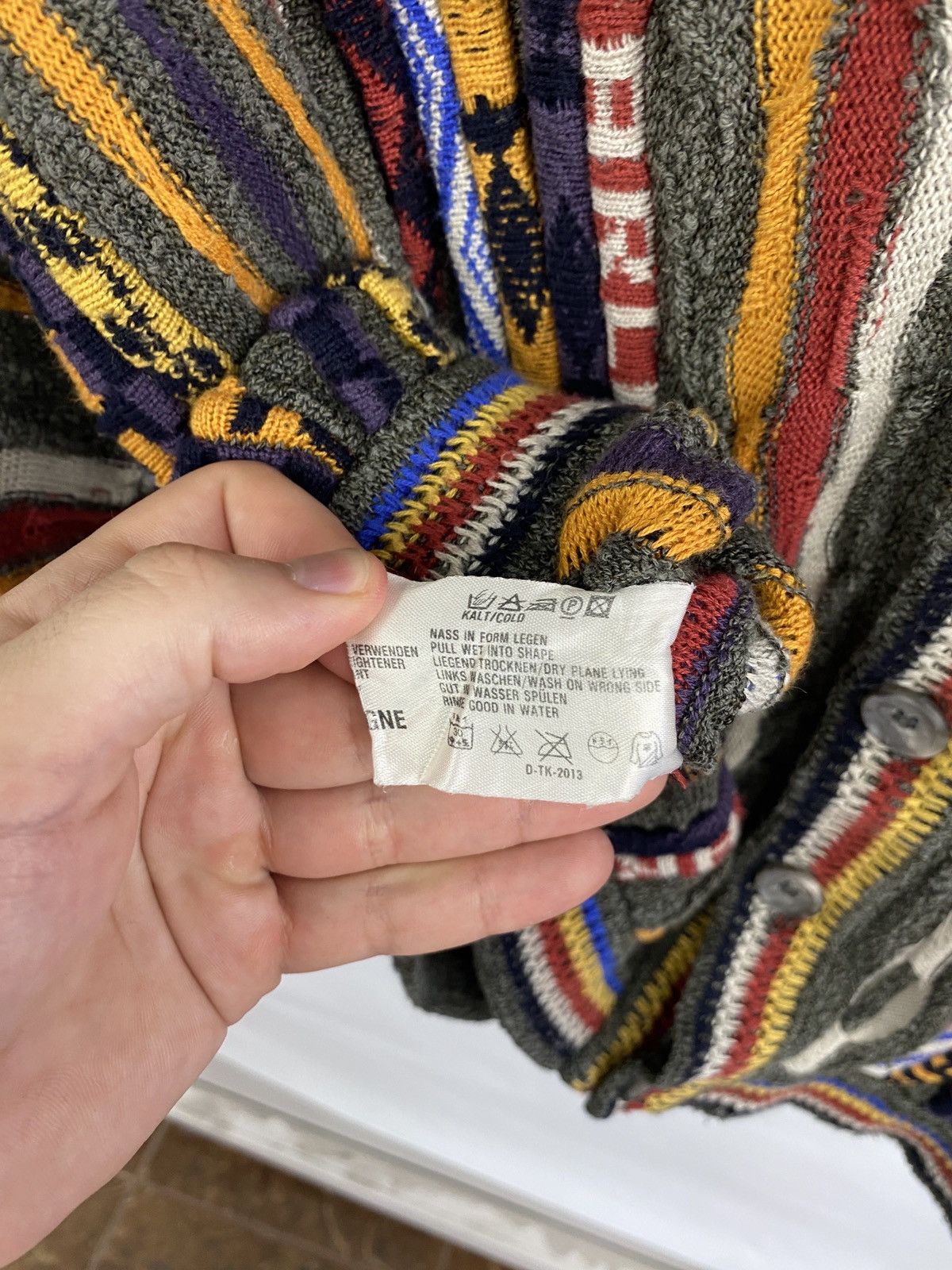 Carlo Colucci 🇺🇸 Vintage 90s Carlo Colucci Cardigan Coogi Style Sweater Size US XL / EU 56 / 4 - 10 Thumbnail