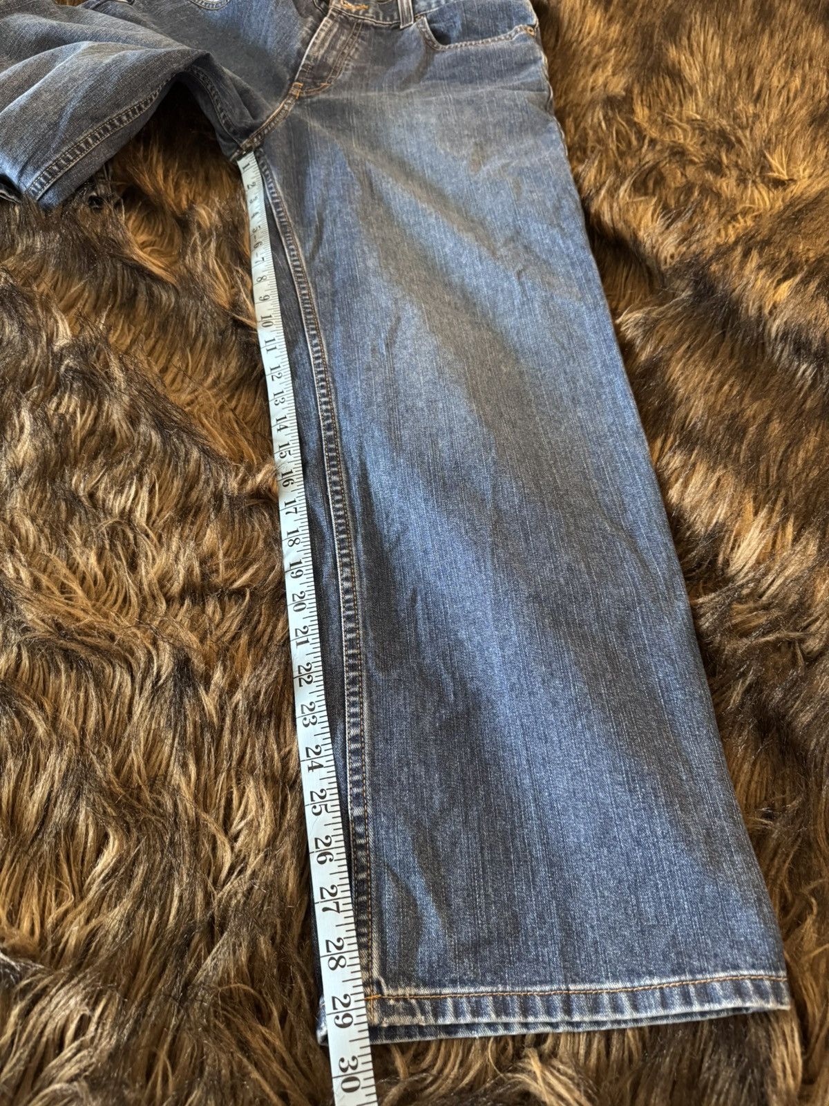 Tommy Hilfiger Vintage Tommy Hilfiger Blue Denim Jeans 32x30 Classic Fit Size US 33 - 5 Thumbnail