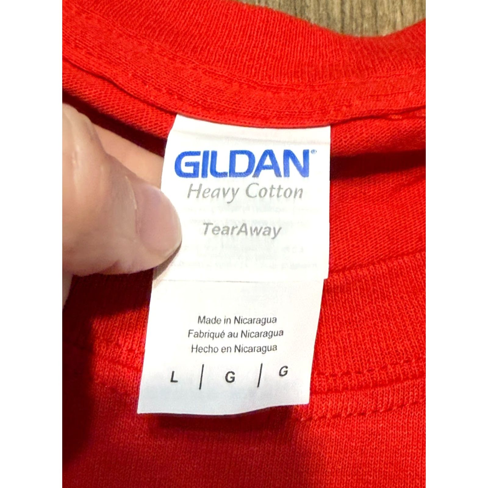 Gildan Gildan Shirts Men L Red Crew Neck Short Sleeve Basic Tees Casual Size US L / EU 52-54 / 3 - 6 Thumbnail