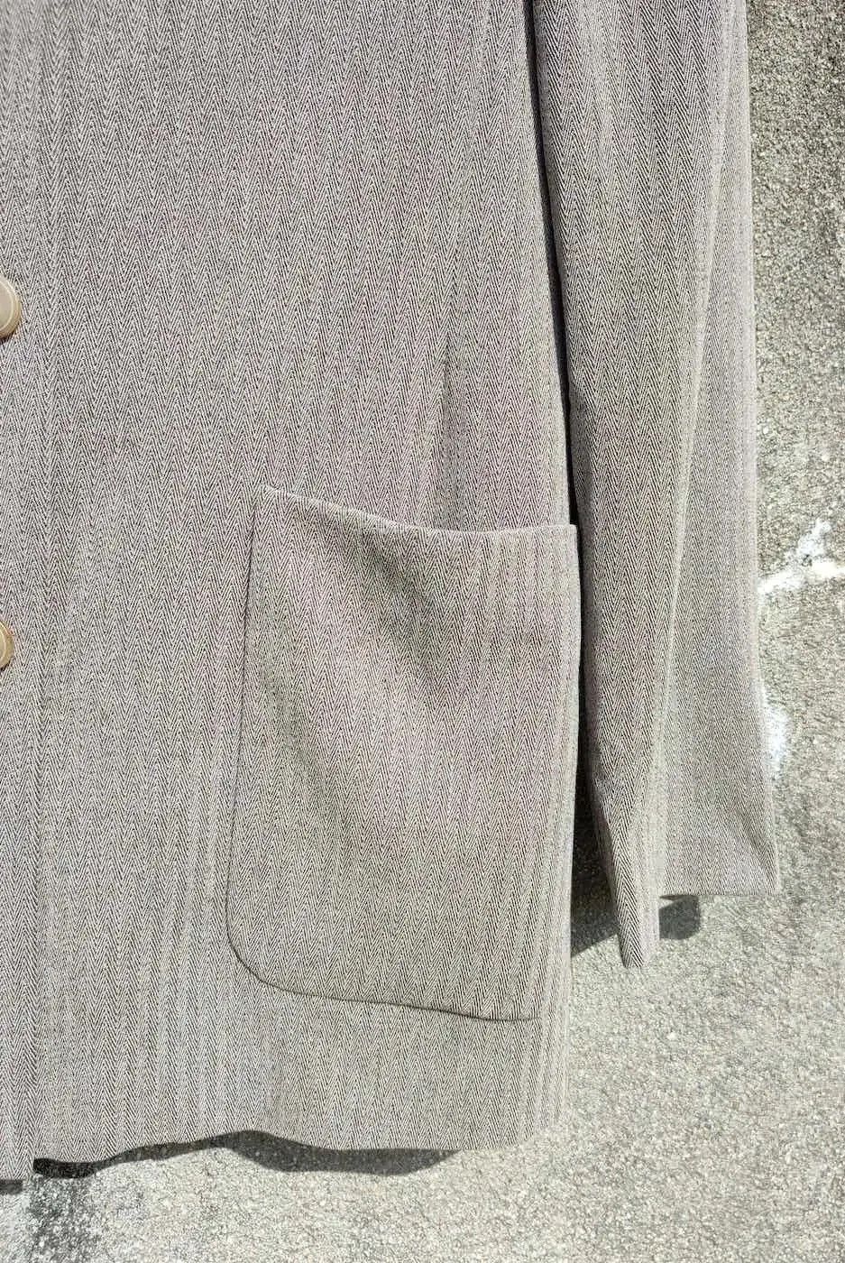 Designer × Max Mara MaxMara Weekend Line Wool Blend Collarless Blazer Size M / US 6-8 / IT 42-44 - 7 Thumbnail