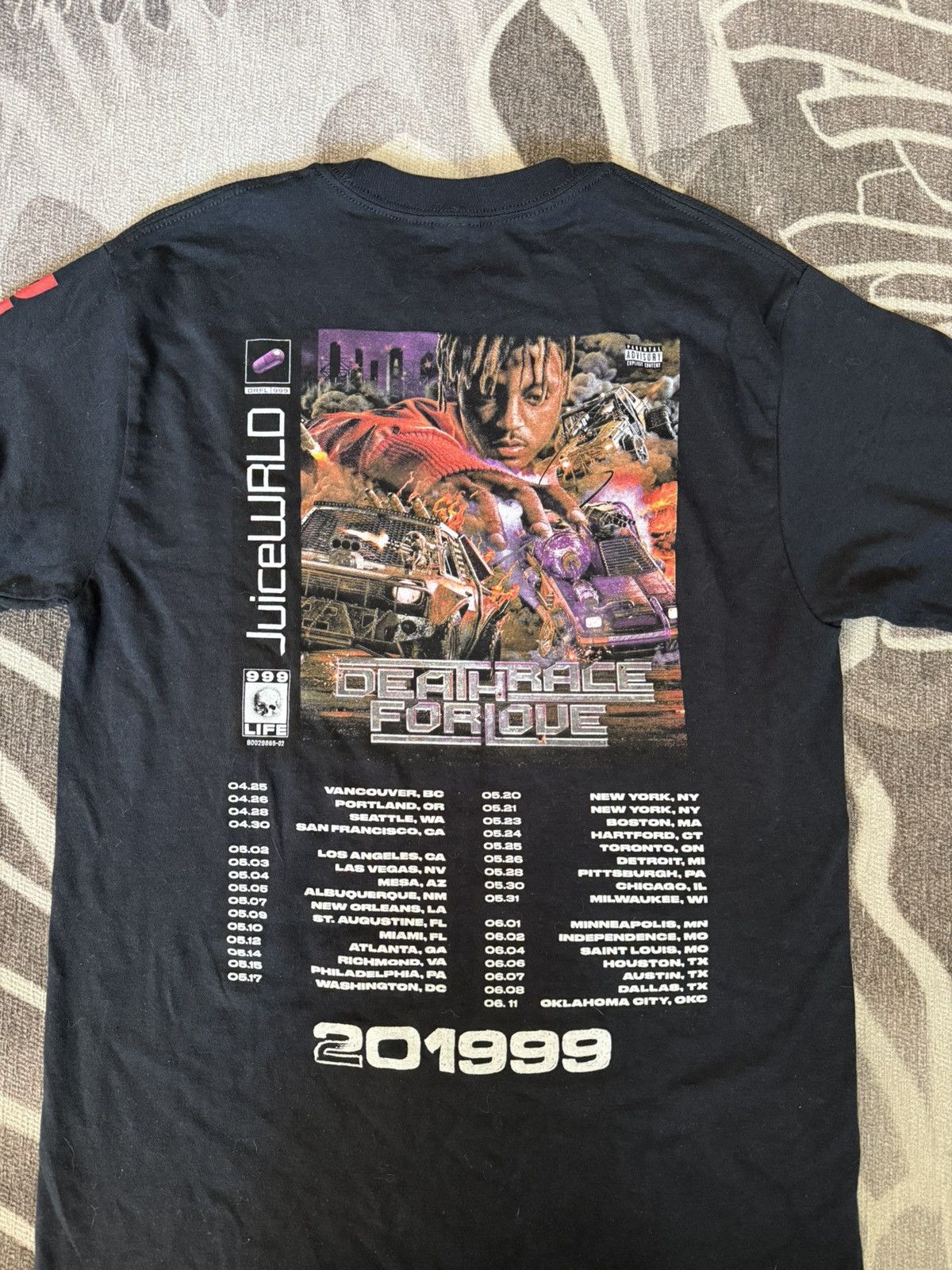999 Club Juice Wrld Death Race For Love Tour Long Sleeve Size US S / EU 44-46 / 1 - 6 Thumbnail