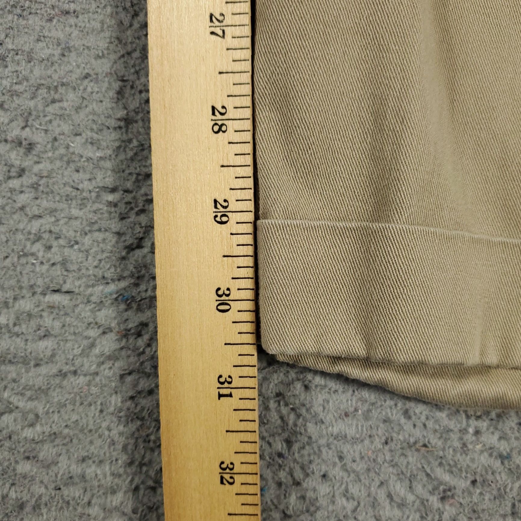 Ralph Lauren Ralph Lauren Chino Pants Mens 36x31 Beige Pleated Regular Fit Classic Workwear Size US 36 / EU 52 - 5 Thumbnail