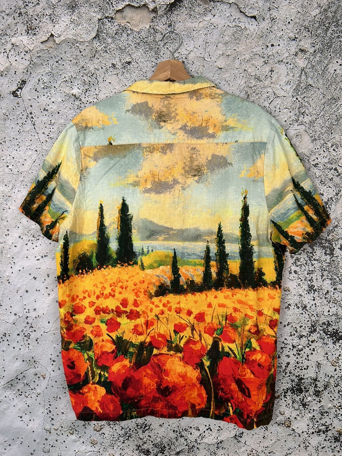 Asos ASOS Landscape AOP Crazy Hawaiian Shirt T2K Streetwear Size US M / EU 48-50 / 2 - 4 Thumbnail