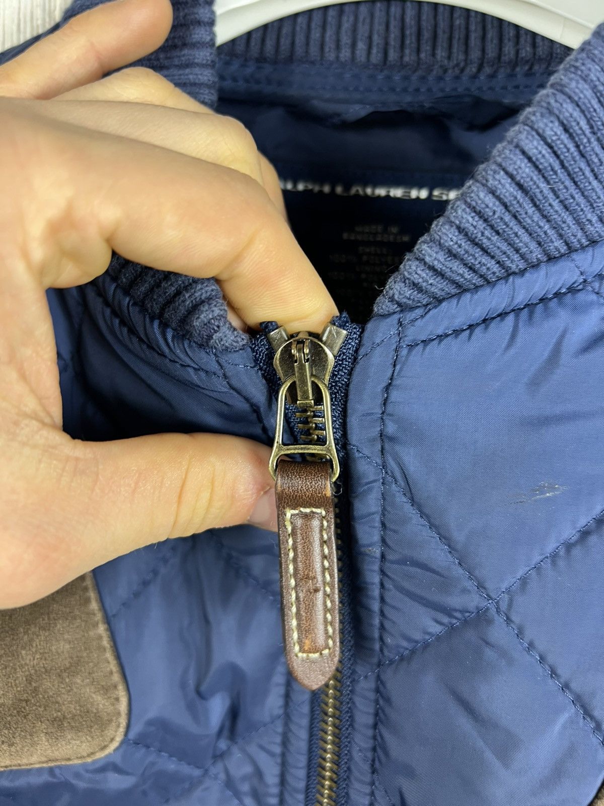 Ralph Lauren Vintage Ralph Lauren Sport suede leather quilted down jacket Size M / US 6-8 / IT 42-44 - 17 Thumbnail