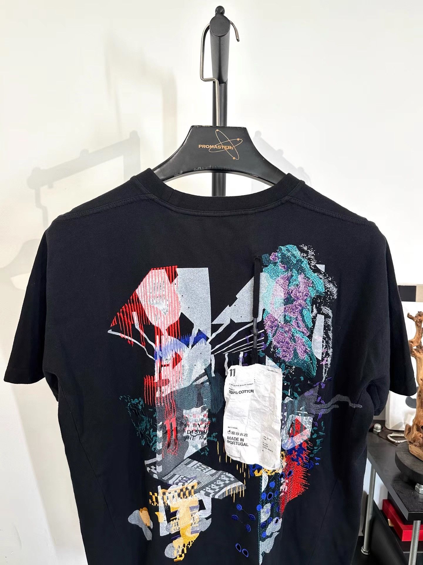 11 By Boris Bidjan Saberi 11by BBS TS5 Stitched Logo T-Shirt K35 Size US M / EU 48-50 / 2 - 3 Thumbnail