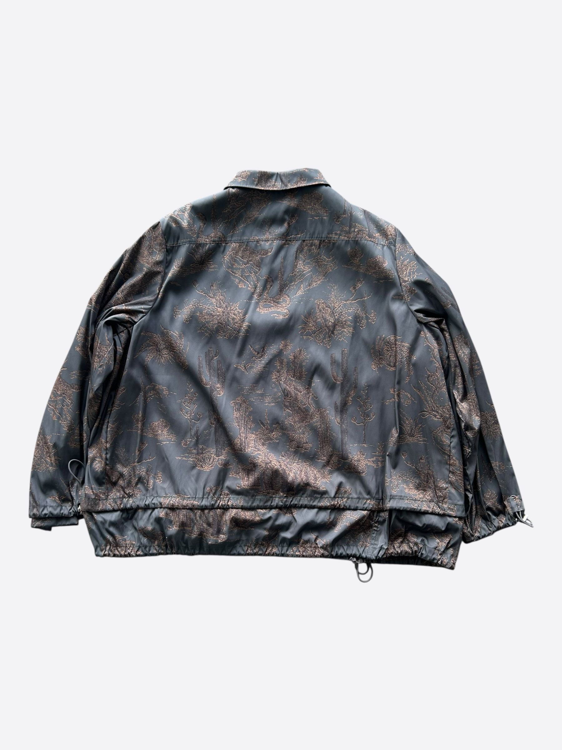 Dior Dior Cactus Jack Dark Grey & Brown Desert Graphic Jacket Size US XXL / EU 58 / 5 - 2 Thumbnail
