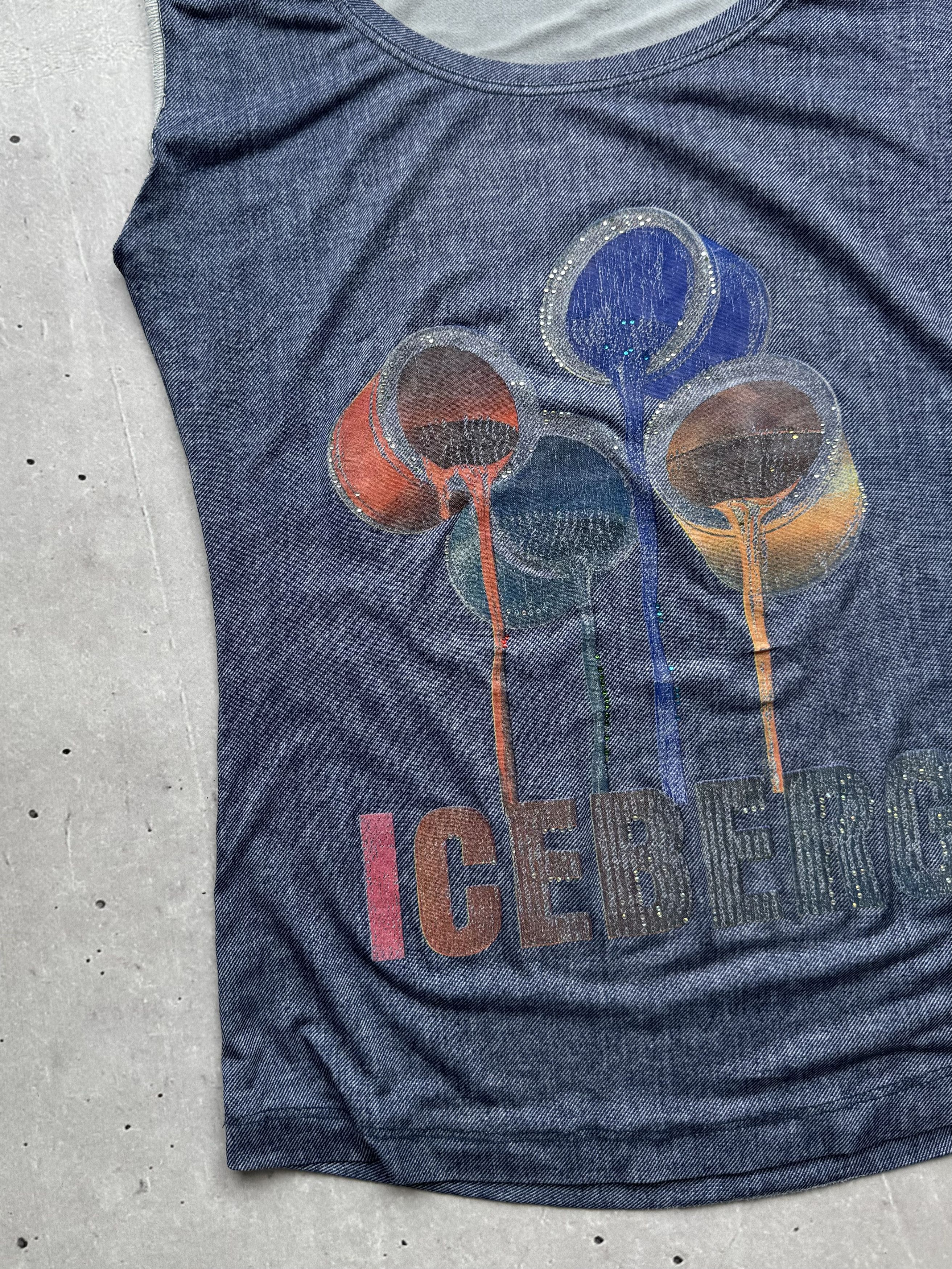 Iceberg × Vintage IceBerg Vintage Tank Top Size S / US 4 / IT 40 - 2 Thumbnail