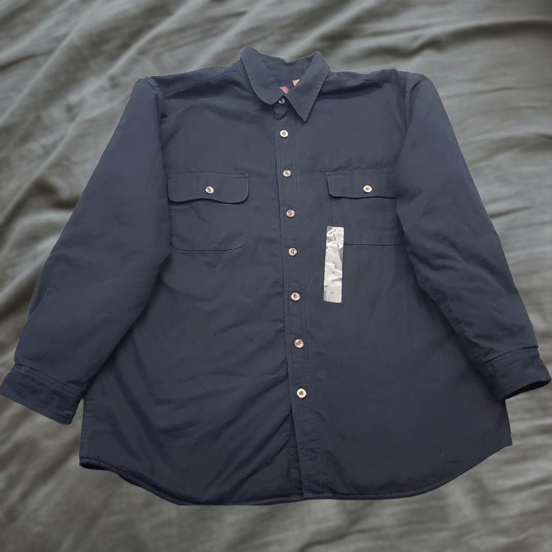 Vintage Vintage Lanesboro Mens XL Navy Shacket Jacket Size US XL / EU 56 / 4 - 1 Thumbnail