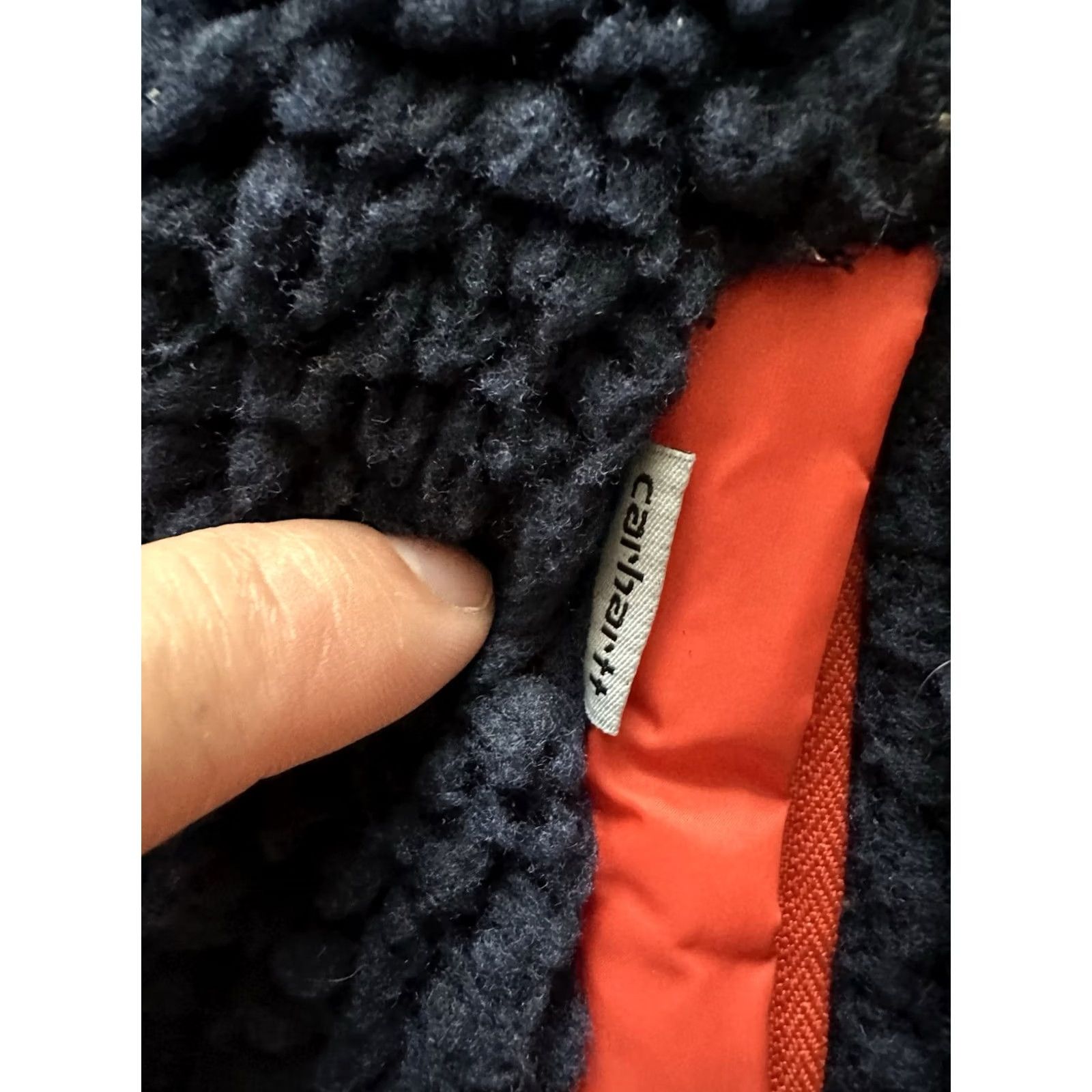 Carhartt VINTAGE Carhartt Wip Car Heart Bore Fleece Jacket Men'S L Blue Full Zip Jacket Mens Regular Size L Vintage 90s Hiking Size US L / EU 52-54 / 3 - 3 Thumbnail