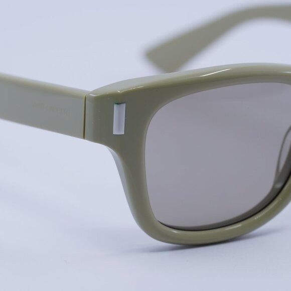 Saint Laurent Paris 🕶️ New Saint Laurent SL801 003 Sunglasses - Khaki Green Size ONE SIZE - 9 Thumbnail
