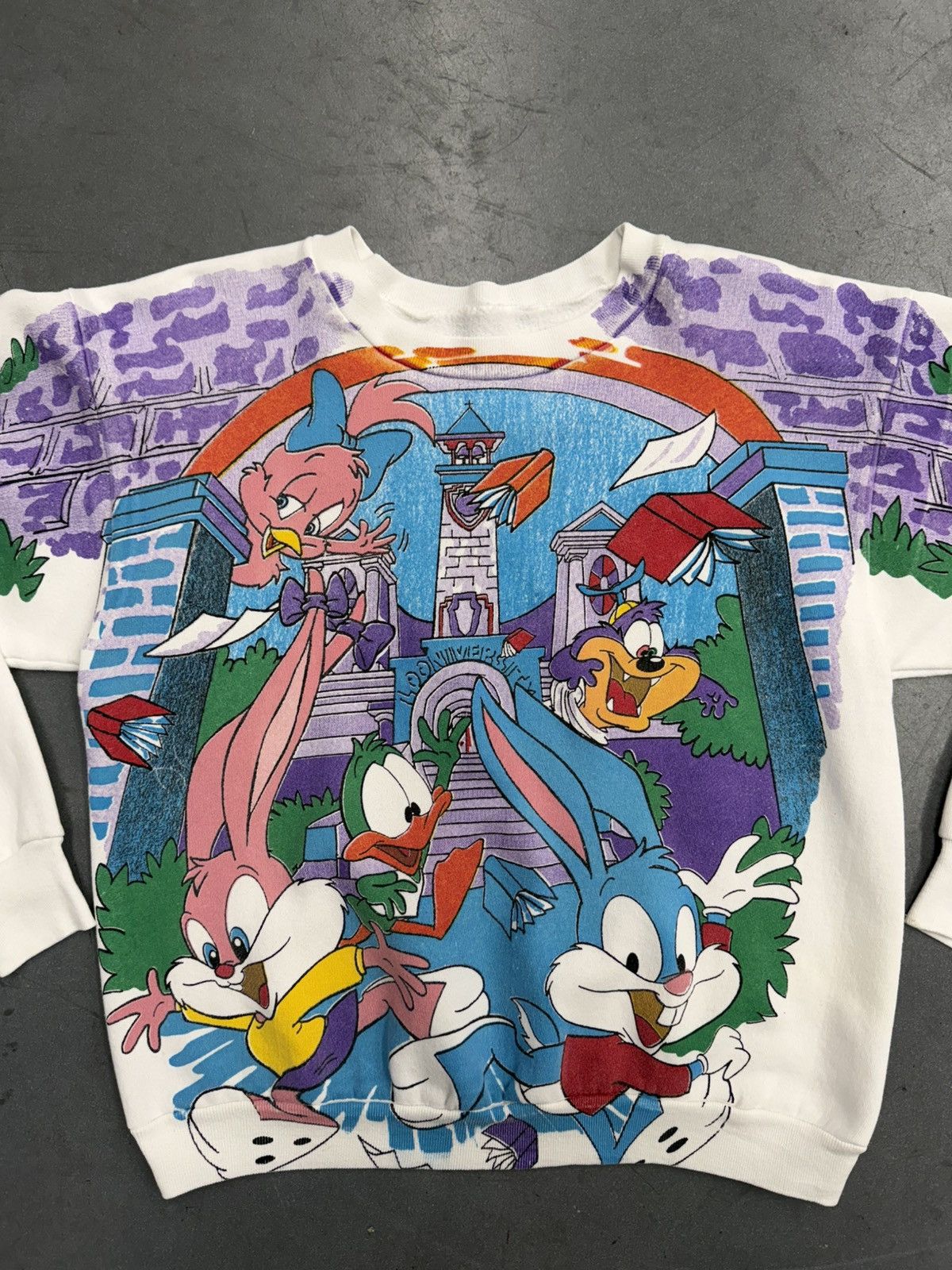 Other 90’s Vintage Looney Tunes Tiny Toons Looniversity Crewneck Size US L / EU 52-54 / 3 - 3 Thumbnail