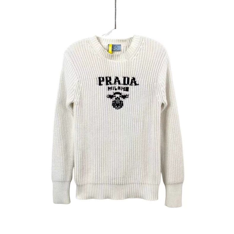 Prada Prada Letter logo round-neck sweater Size US XXS / EU 40 - 1 Thumbnail