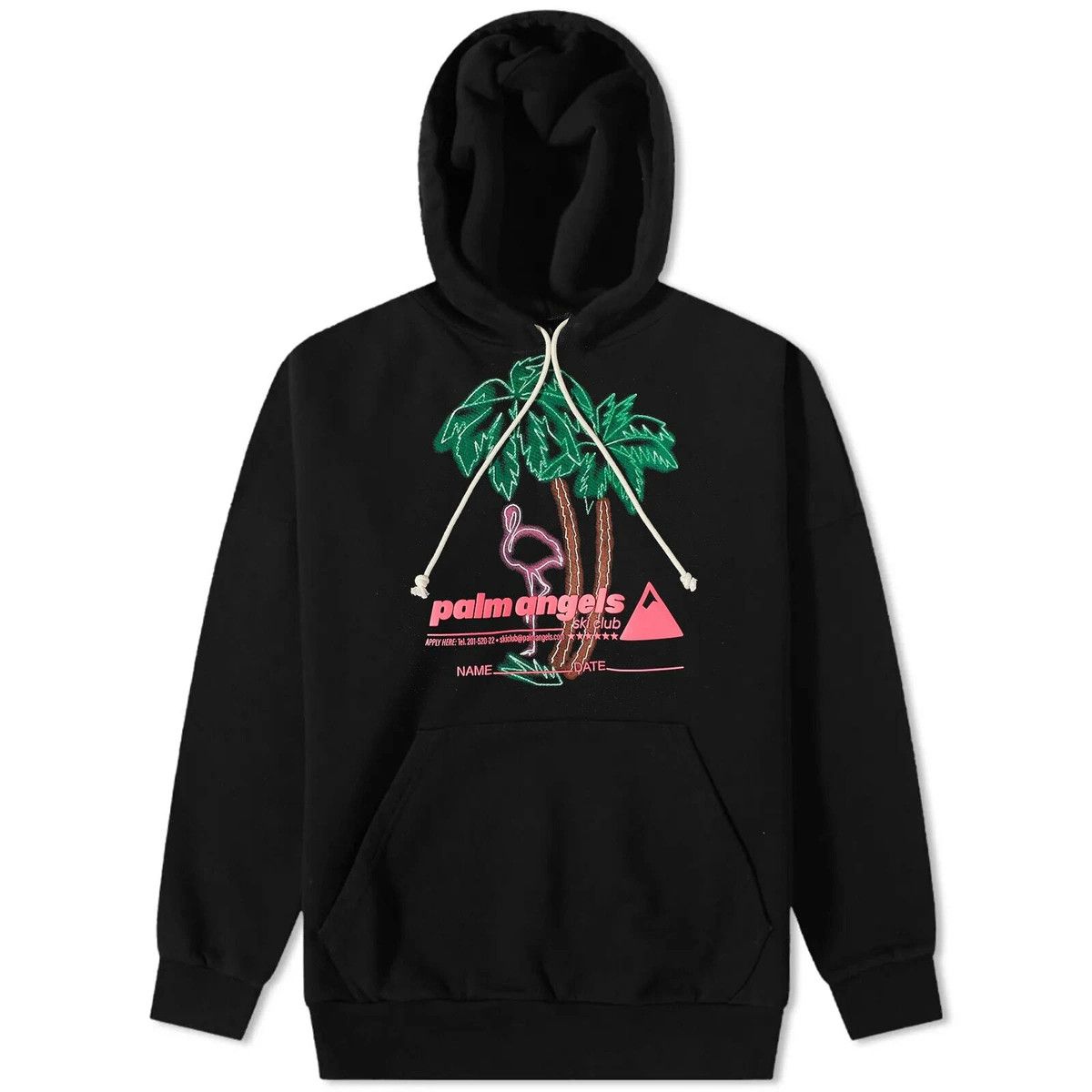 Palm Angels o1y0325 Logo Hoodie in Black Size US S / EU 44-46 / 1 - 1 Thumbnail