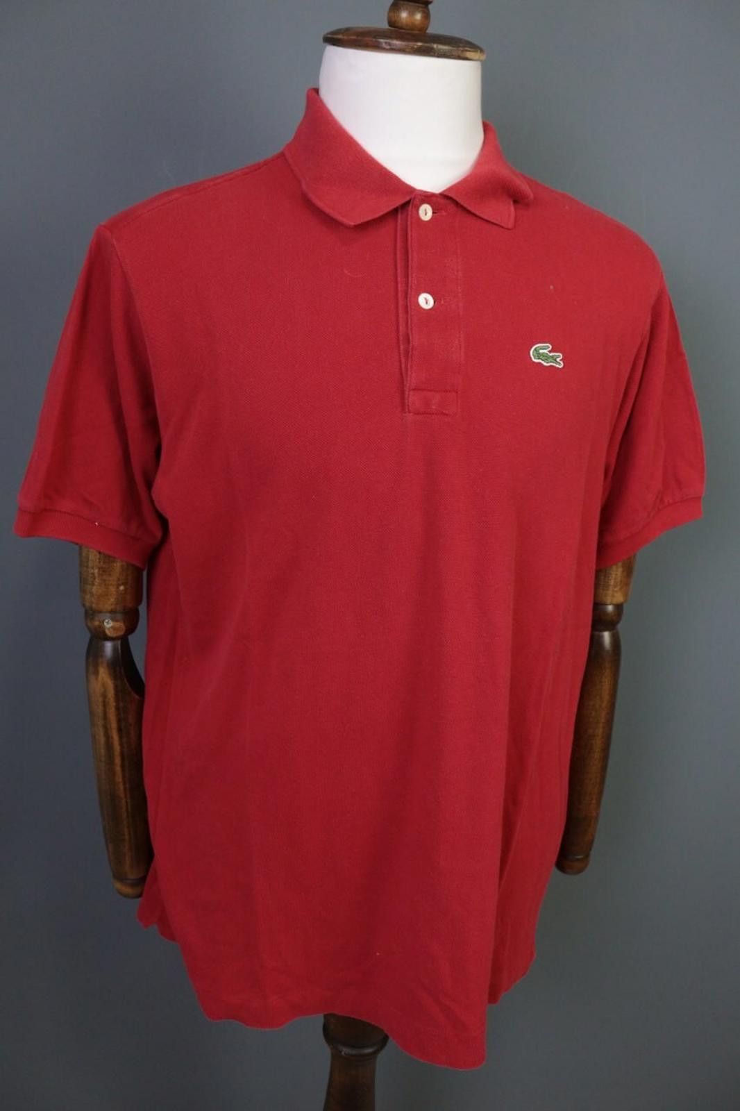 Lacoste Lacoste Red Short Sleeve Polo Shirt Size 6 / XL Size US M / EU 48-50 / 2 - 5 Thumbnail