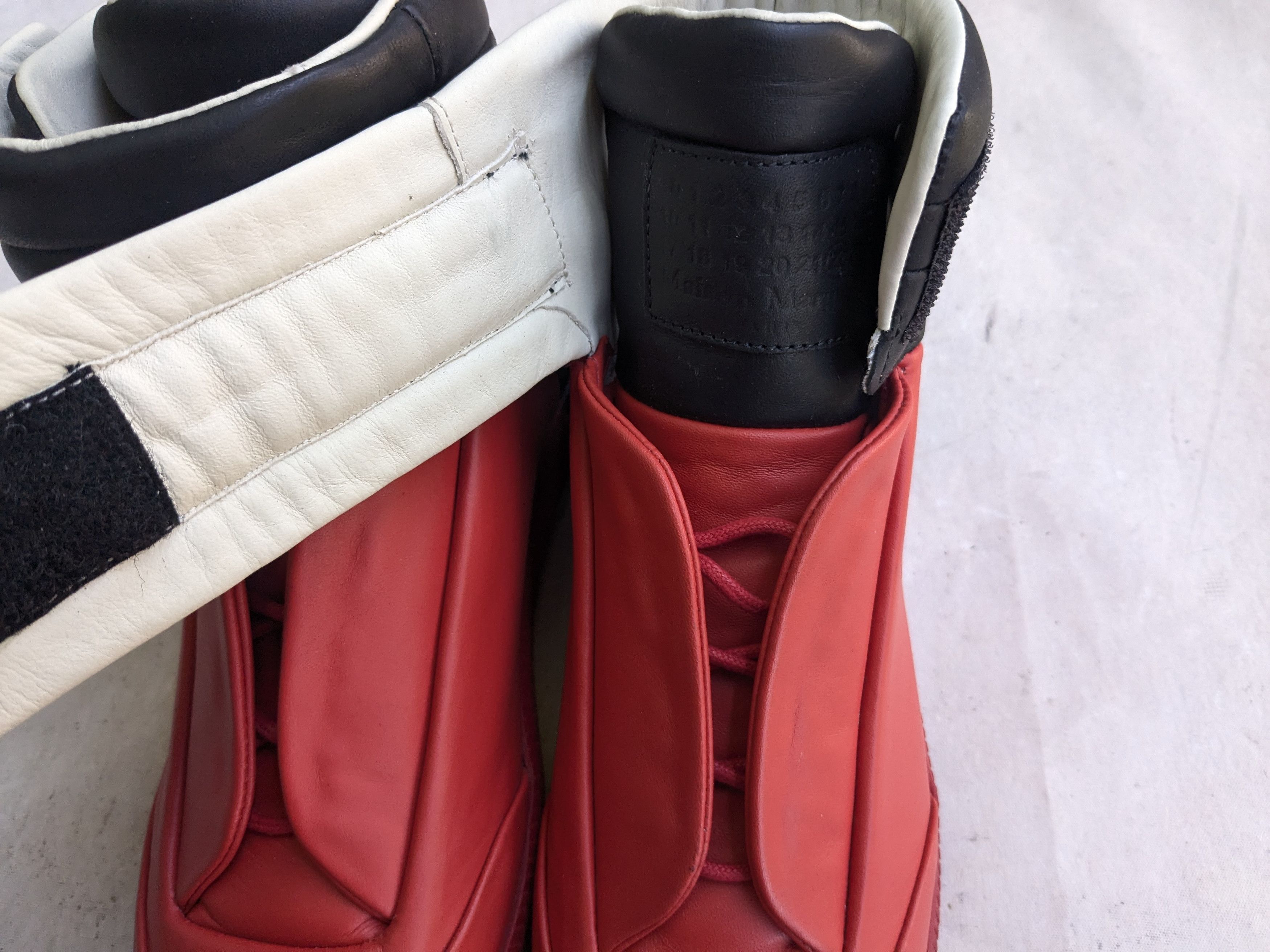 Maison Margiela Maison Margiela Future Red Black 38.5 8.5 High Size US 8.5 / IT 38.5 - 6 Thumbnail