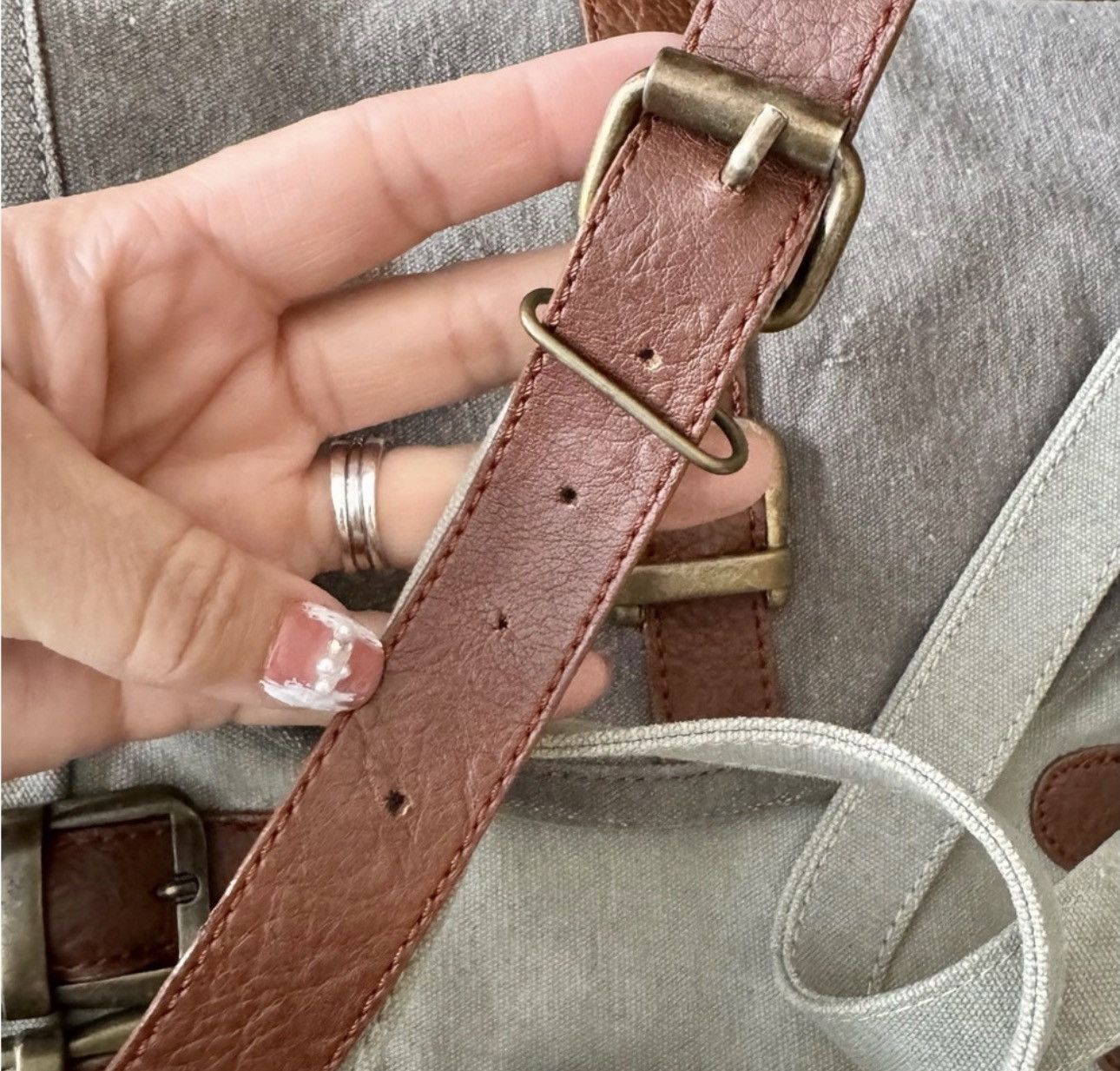Other Mona B canvas crossbody bag Size ONE SIZE - 6 Thumbnail