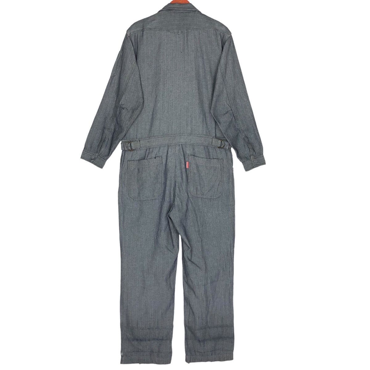 Vintage Hummer Striped Coveralls Size US 41 - 4 Thumbnail