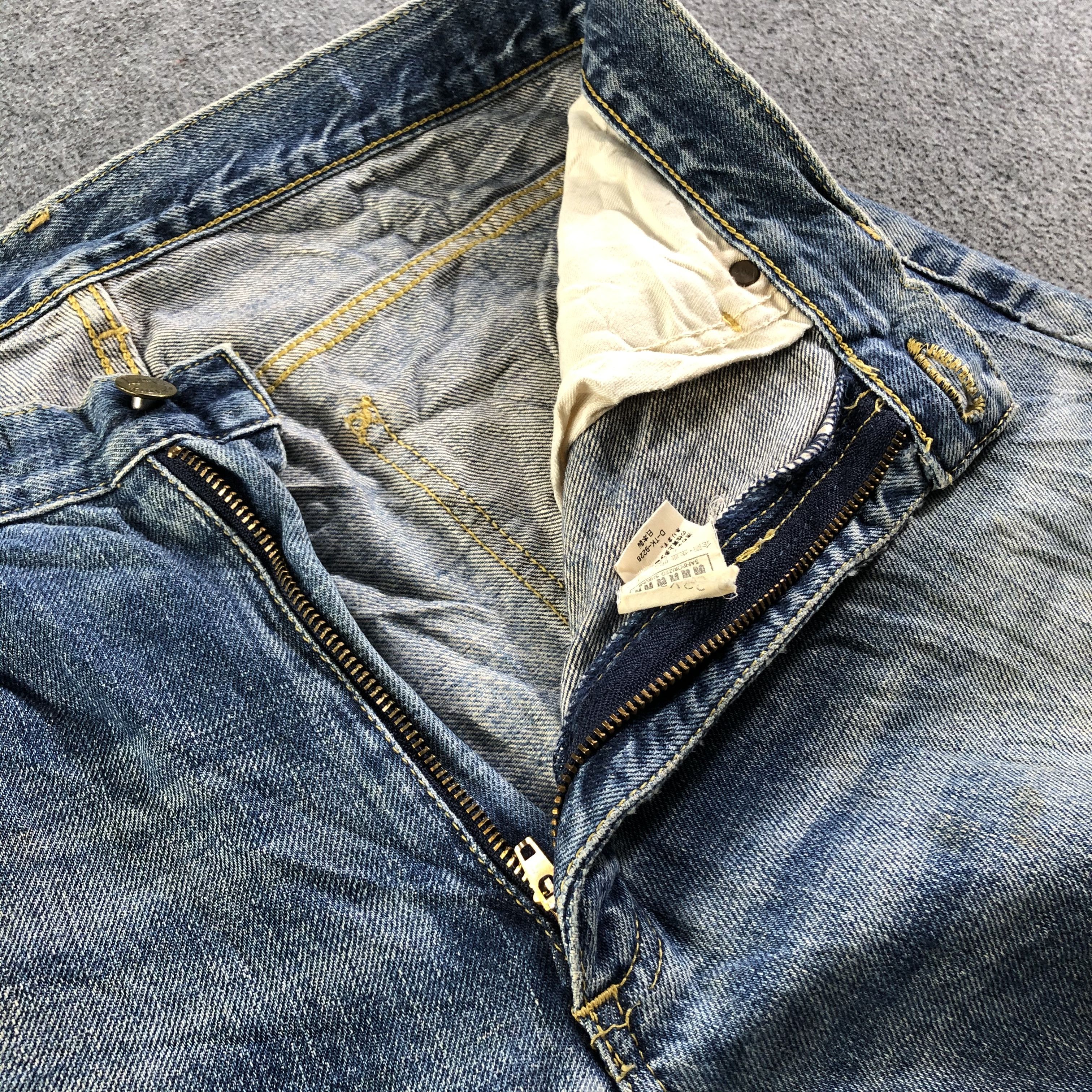 Lee Vintage Blue Wash Lee Jeans-J3555 Size US 32 / EU 48 - 9 Thumbnail