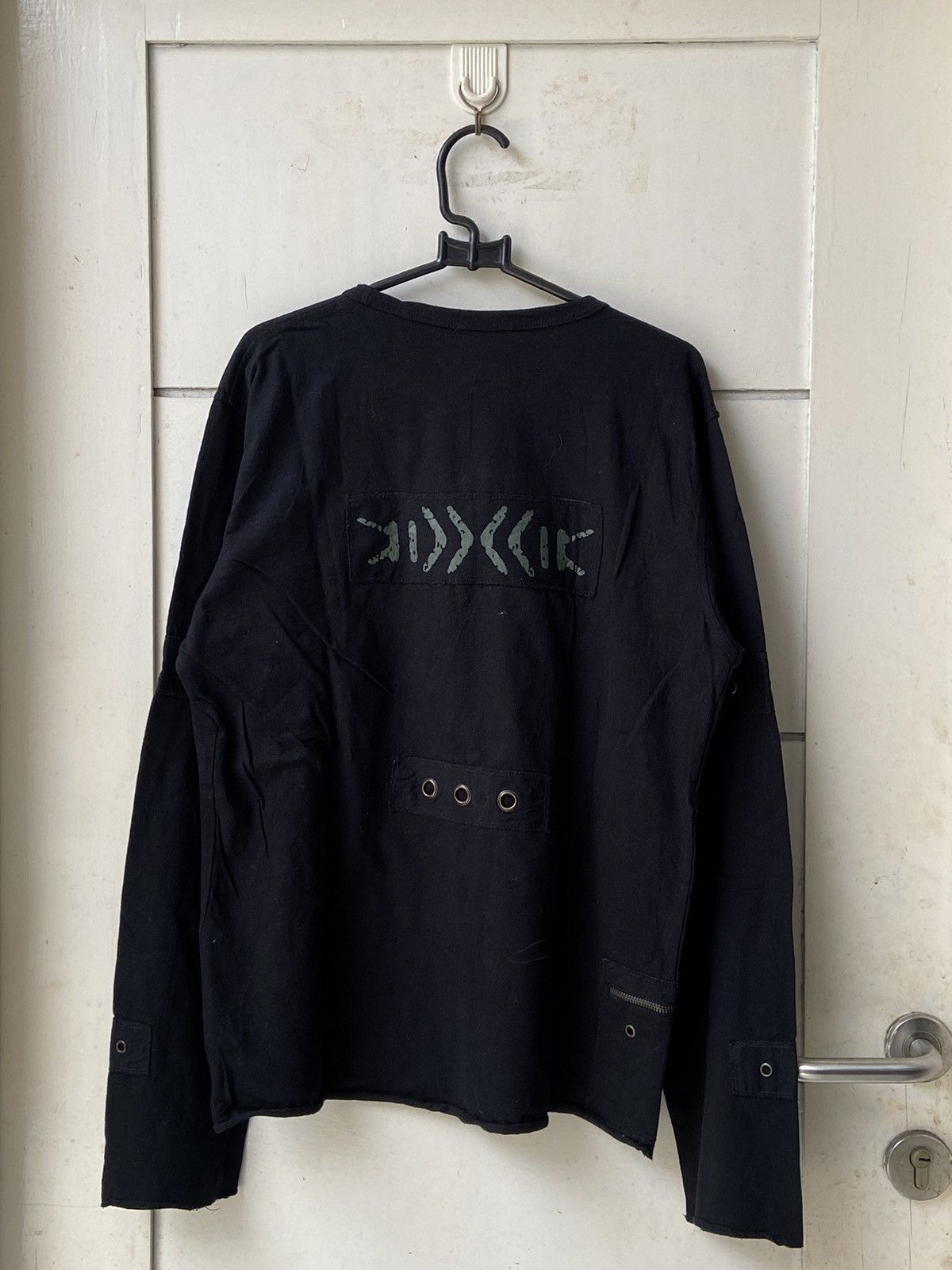 Designer PSYLO Black Long Sleeve T-Shirt Size US M / EU 48-50 / 2 - 6 Thumbnail