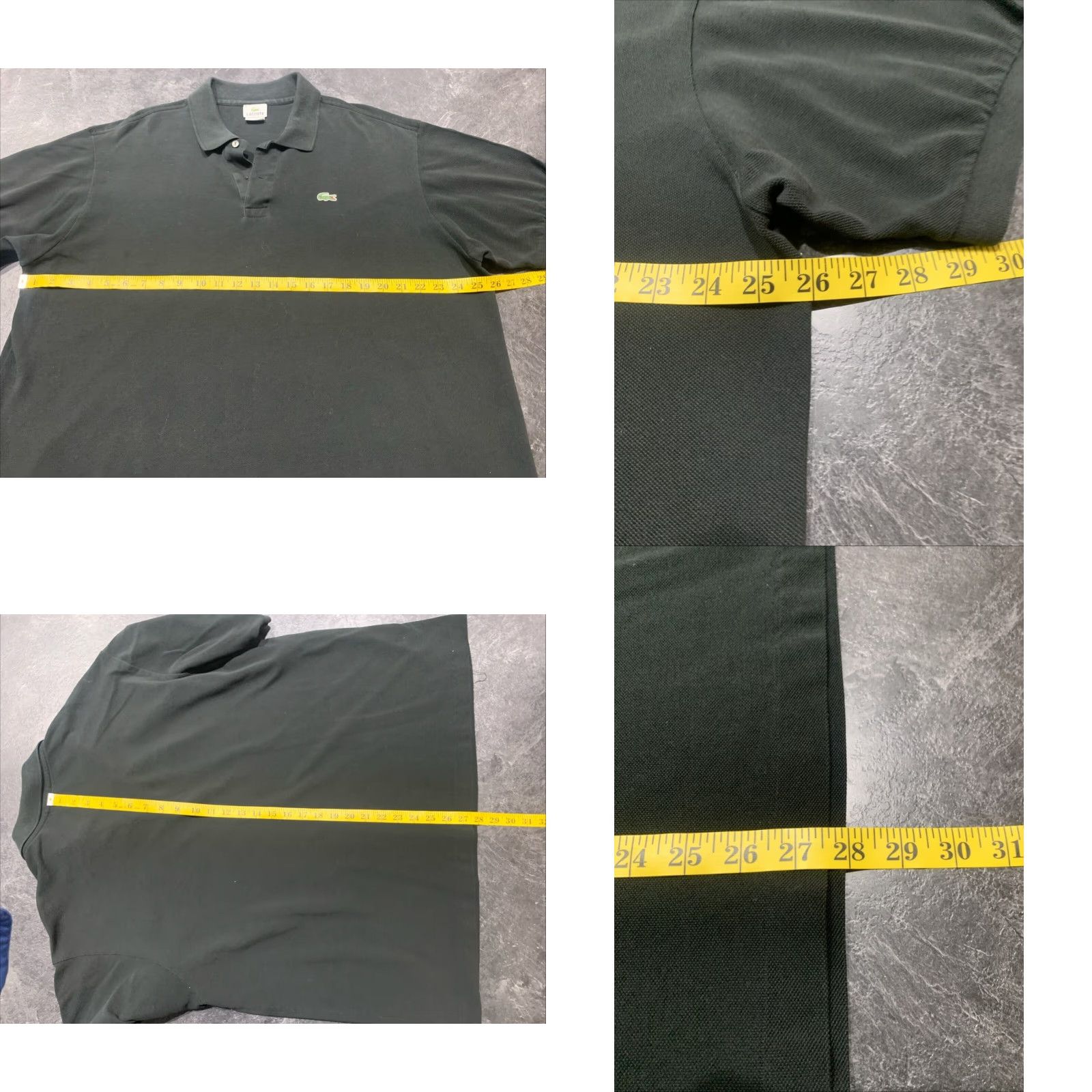 Lacoste VINTAGE Lacoste Polo Shirt Men 3XL Black Short Sleeve Golf Classic Fit Size US XXL / EU 58 / 5 - 8 Thumbnail
