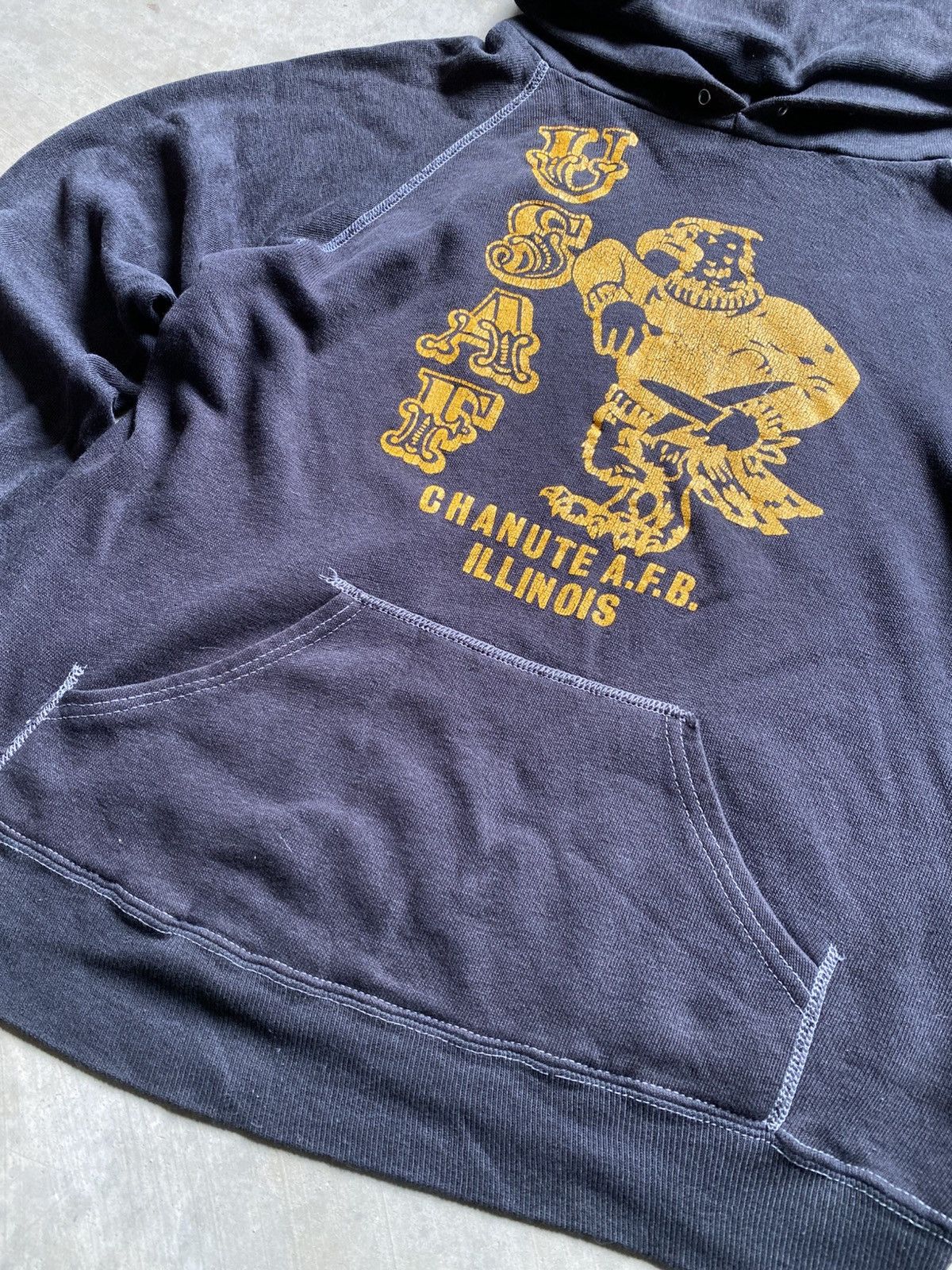 Vintage Vintage 70’s Usaf Thunder Bird Hoodie Size US M / EU 48-50 / 2 - 3 Thumbnail