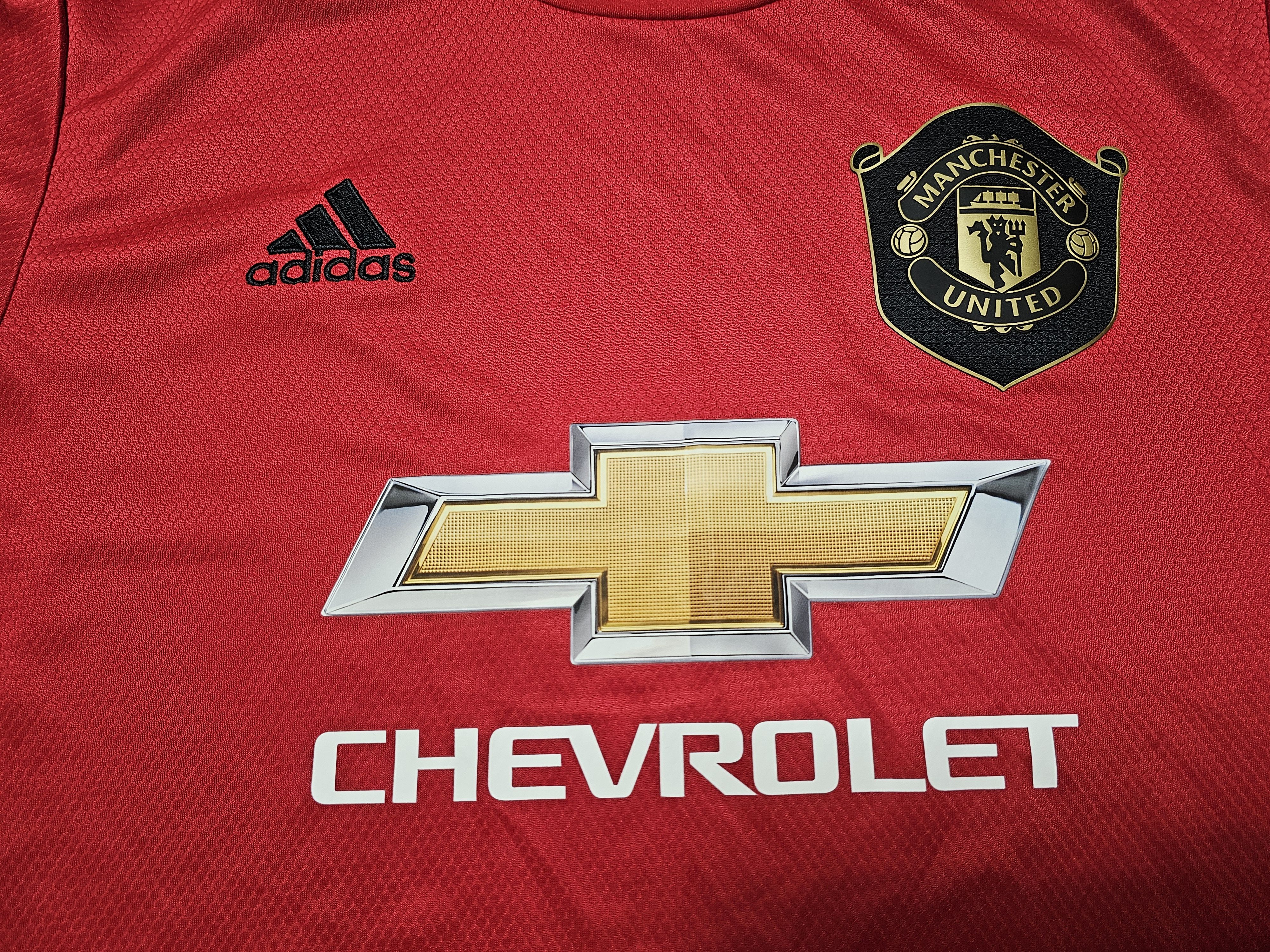Adidas × All Sport MANCHESTER UNITED 2019 2020 HOME FOOTBALL SOCCER JERSEY Size US L / EU 52-54 / 3 - 3 Thumbnail