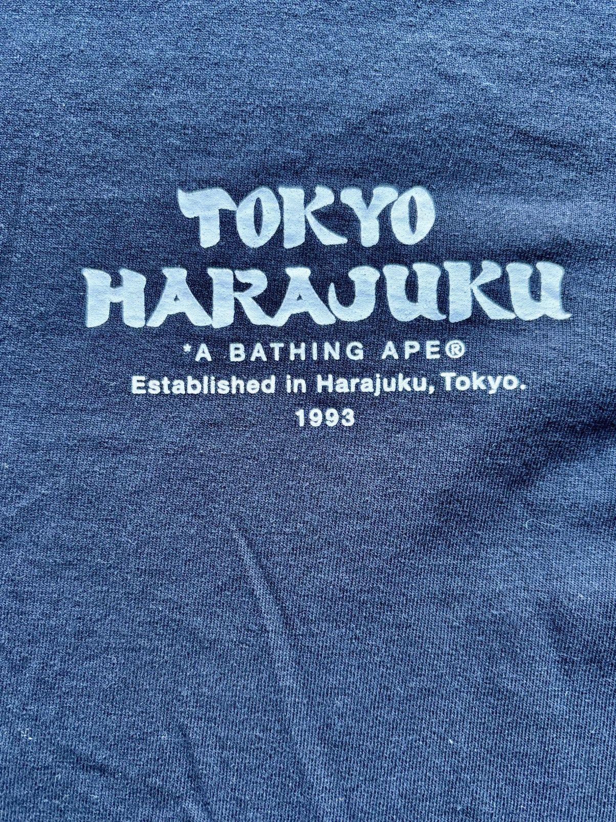 Bape A Bathing Ape Daruma Tee – Tokyo Harajuku 1993 Graphic Size US XL / EU 56 / 4 - 3 Thumbnail