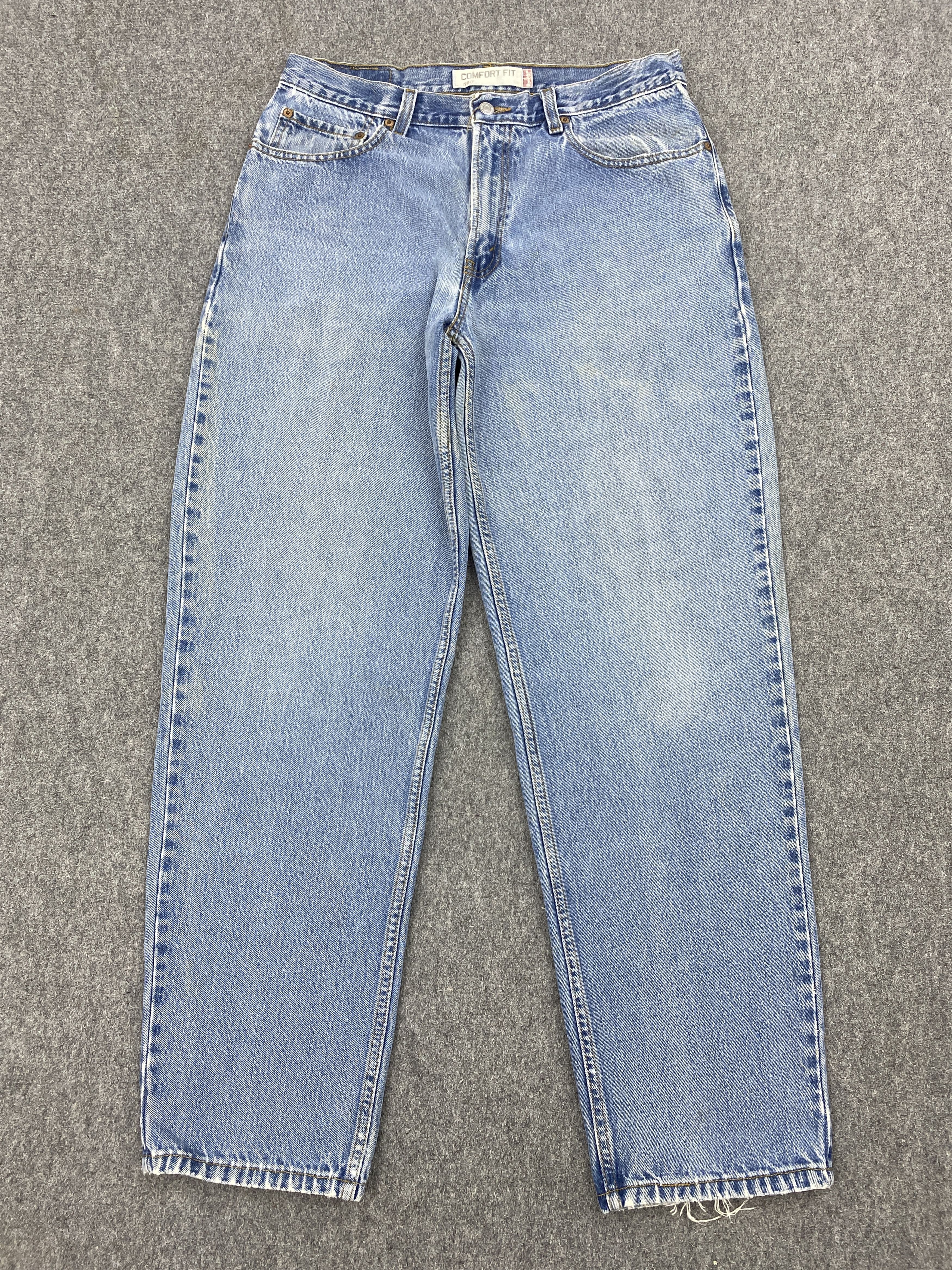 image of Levis 560 Faded Blue Denim Jeans, Men's (Size 28)