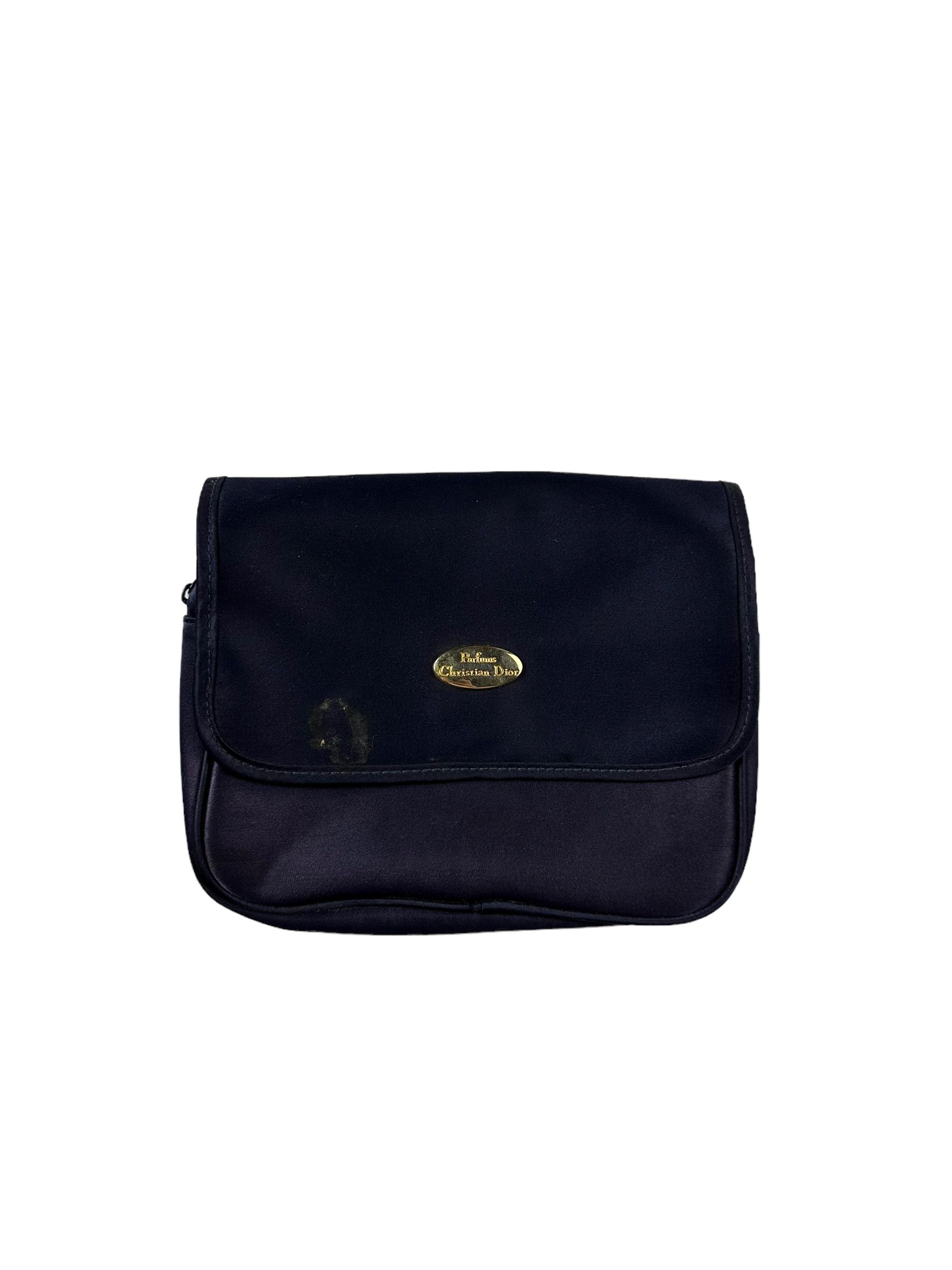 Dior 1980s Dior navy cosmetic /docs bag Size ONE SIZE - 1 Thumbnail
