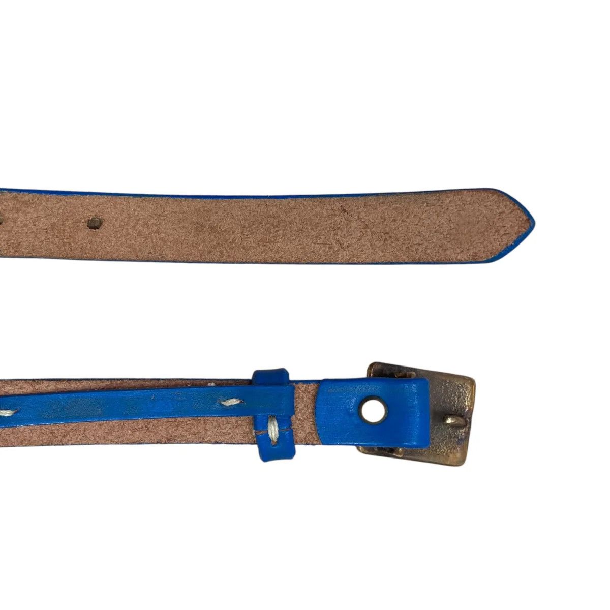 Kapital Archive Narrow Leather Belt Size ONE SIZE - 3 Thumbnail