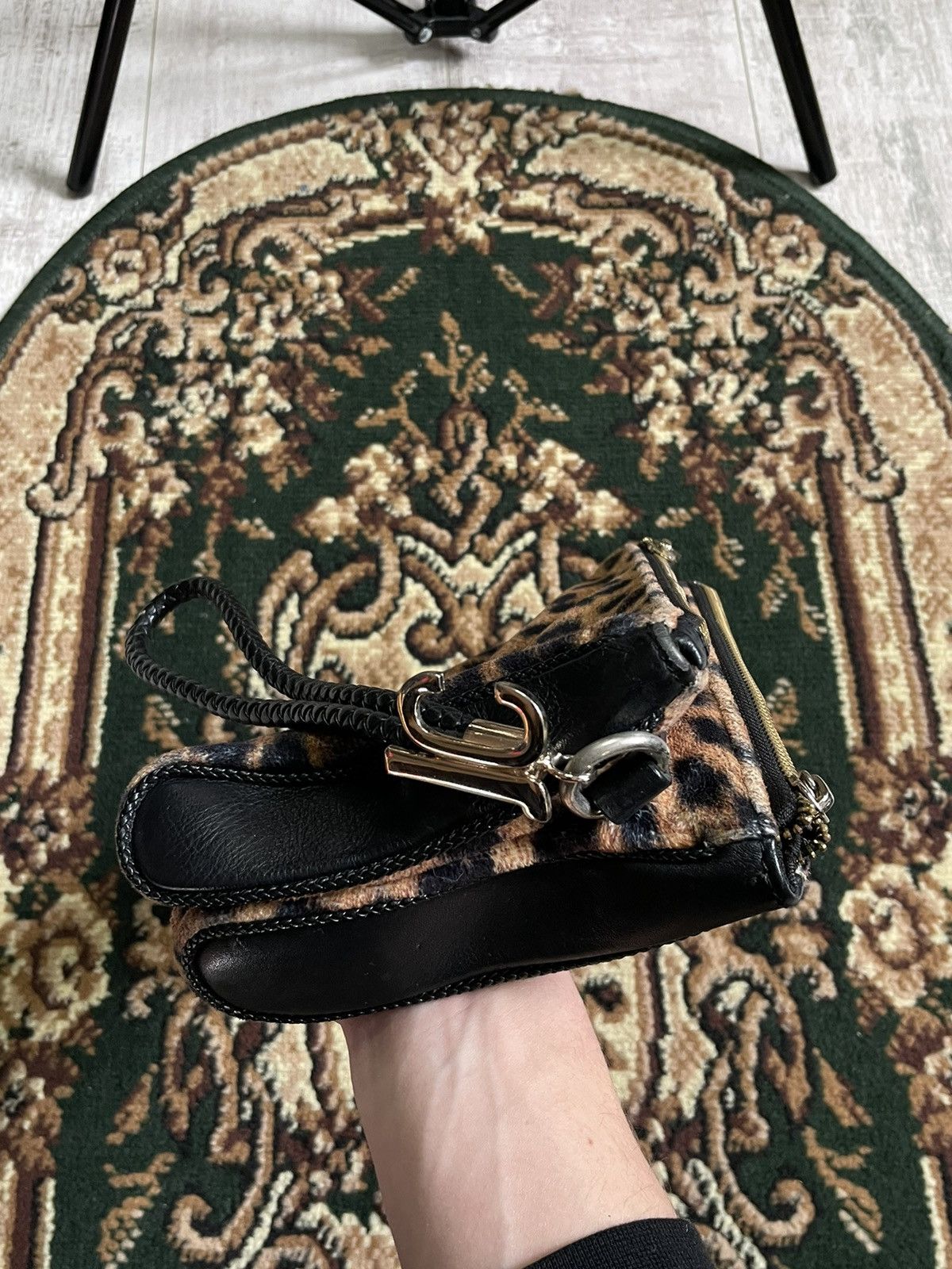 Just Cavalli Vintage Just Cavalli Leopard Clutch Bag 00’s RARE Size ONE SIZE - 7 Thumbnail