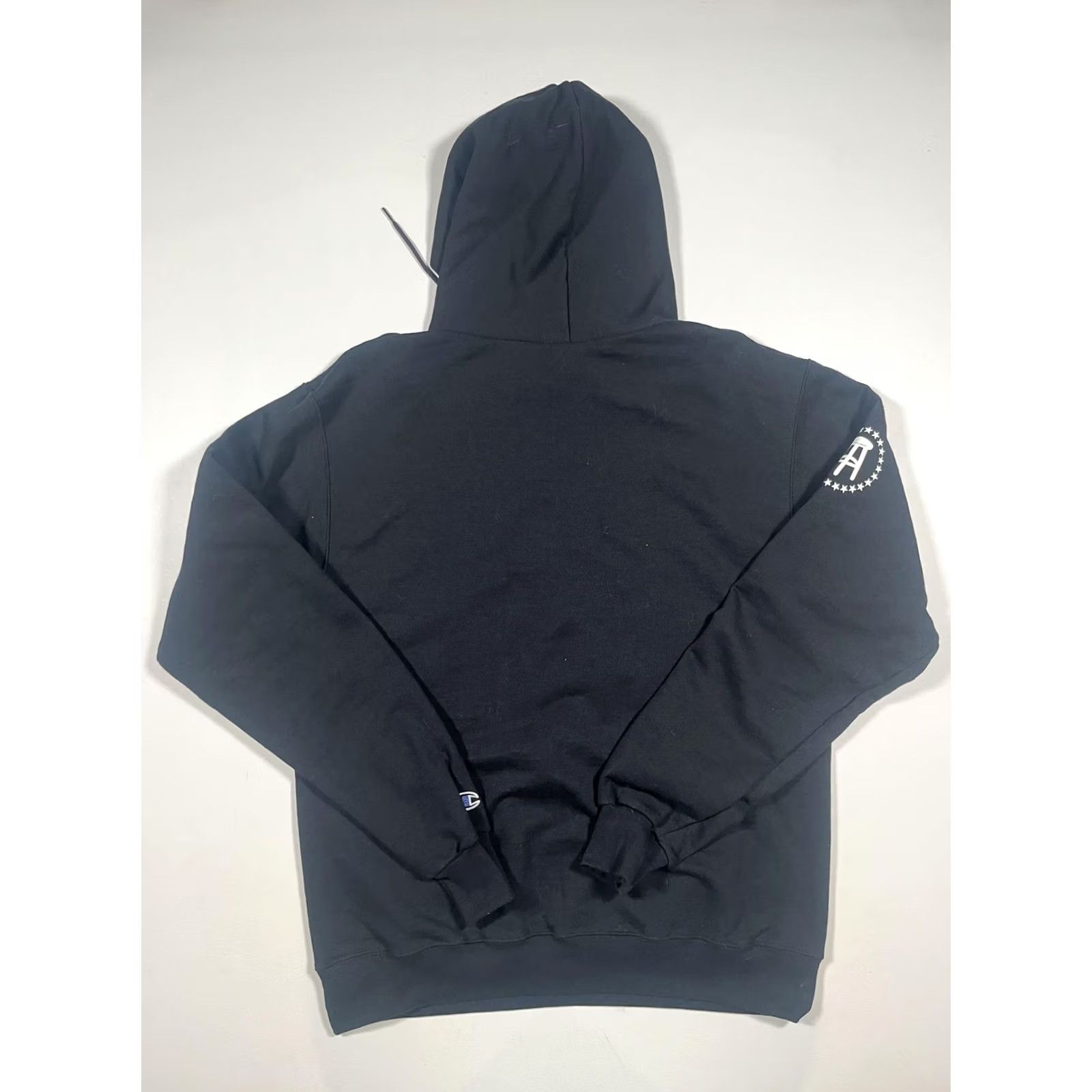 Champion VINTAGE Champion Hoodie Sweatshirt Mens Medium Black Barstool Golf Fleece Pullover Size US M / EU 48-50 / 2 - 2 Thumbnail